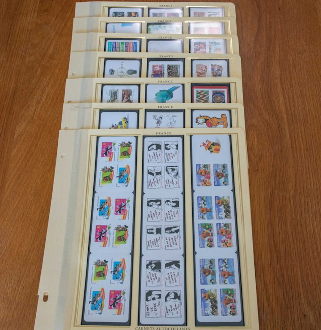 France - 21 self-adhesive stamp booklets on Cérès Presidency sheets