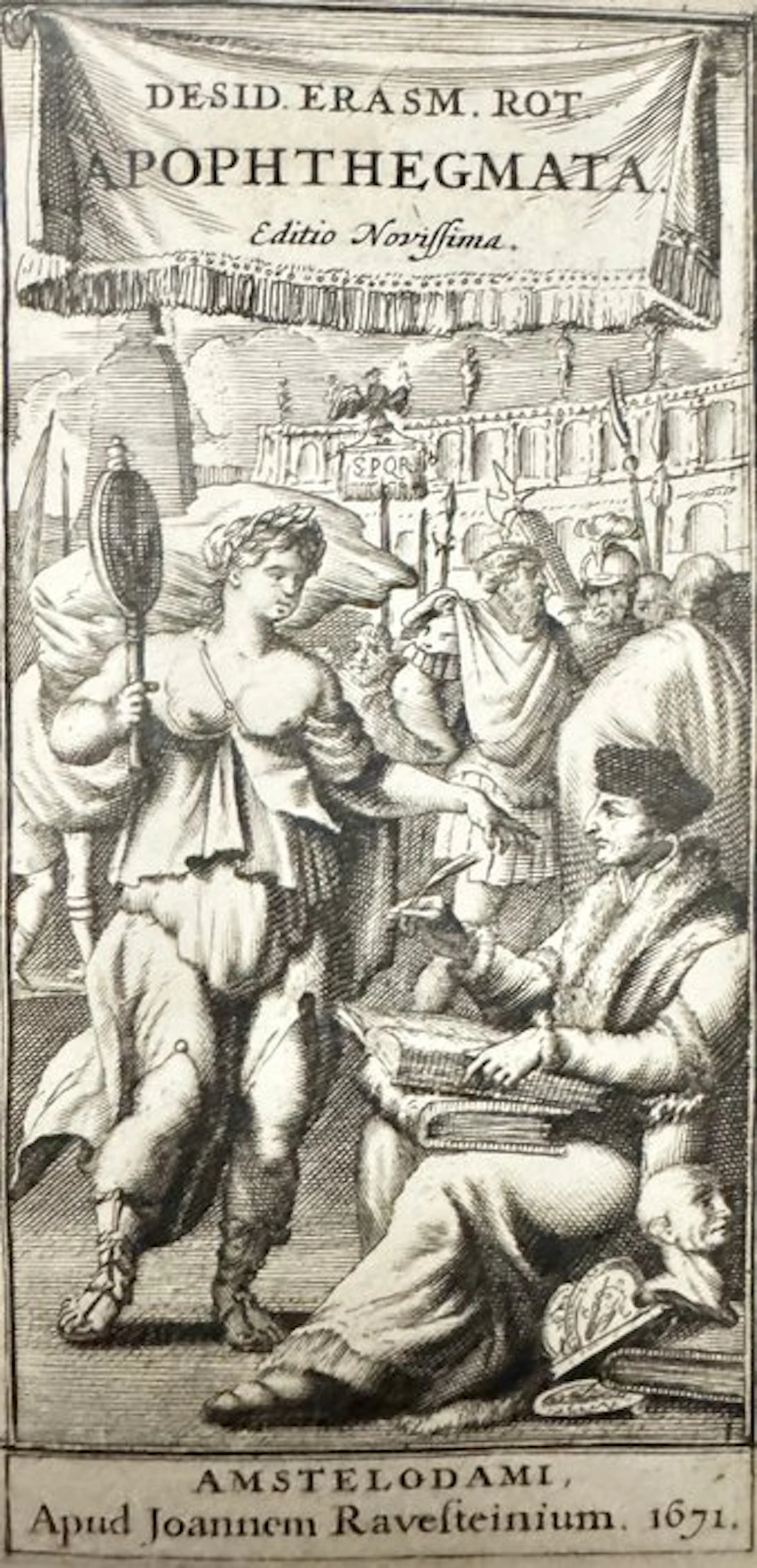 Erasmus Desiderius - APOPHTHEGMATA - 1671