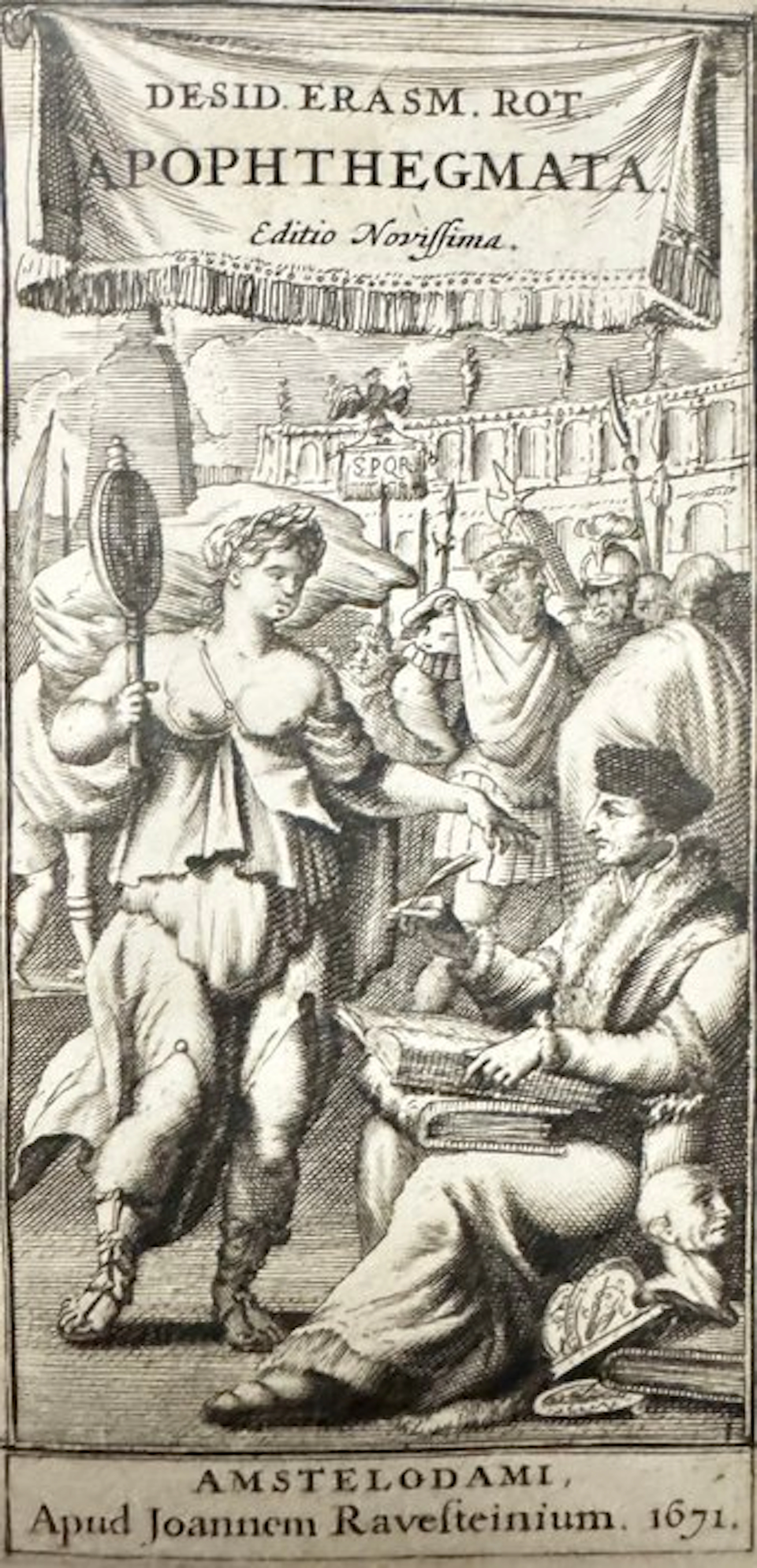 Erasmus Desiderius - APOPHTHEGMATA - 1671