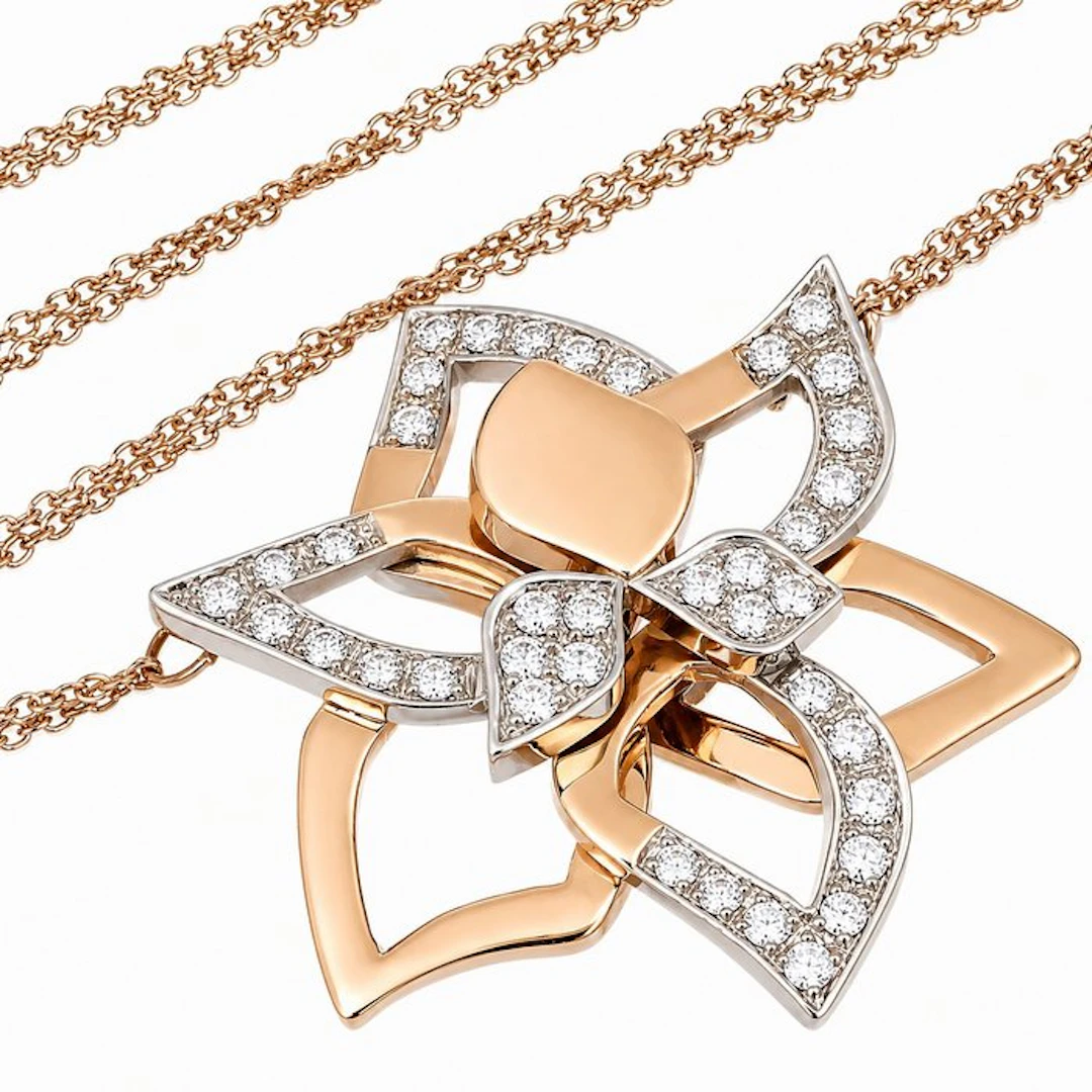 Necklace with pendant - 18 kt