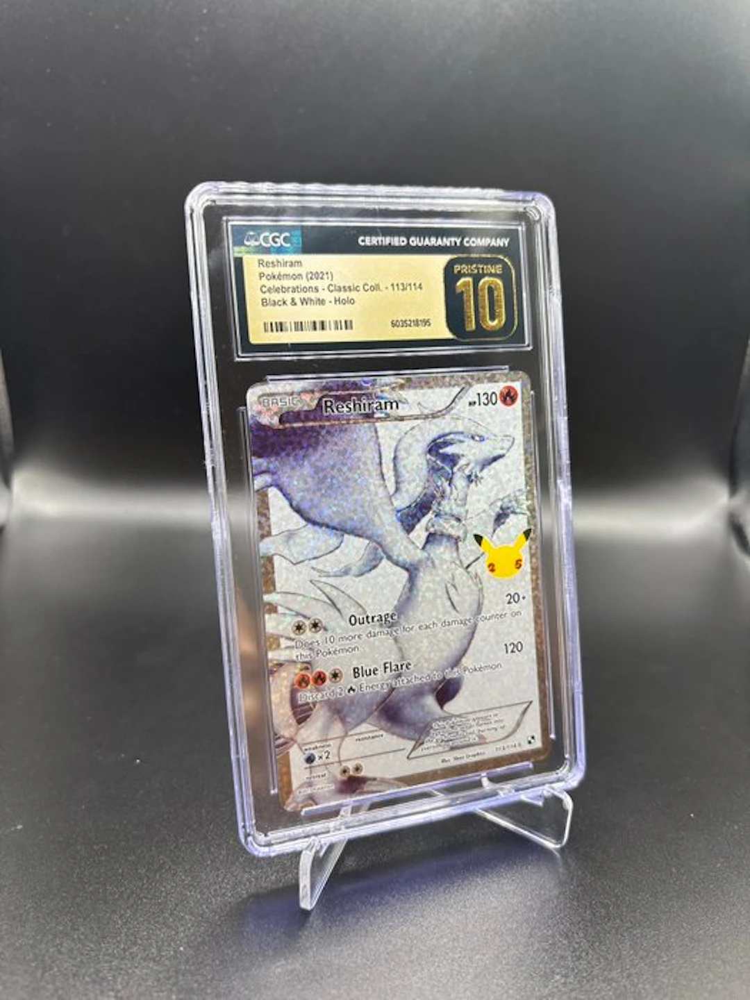 Pokémon - 1 Graded card - Reshiram 113/114 Full art - CGC...