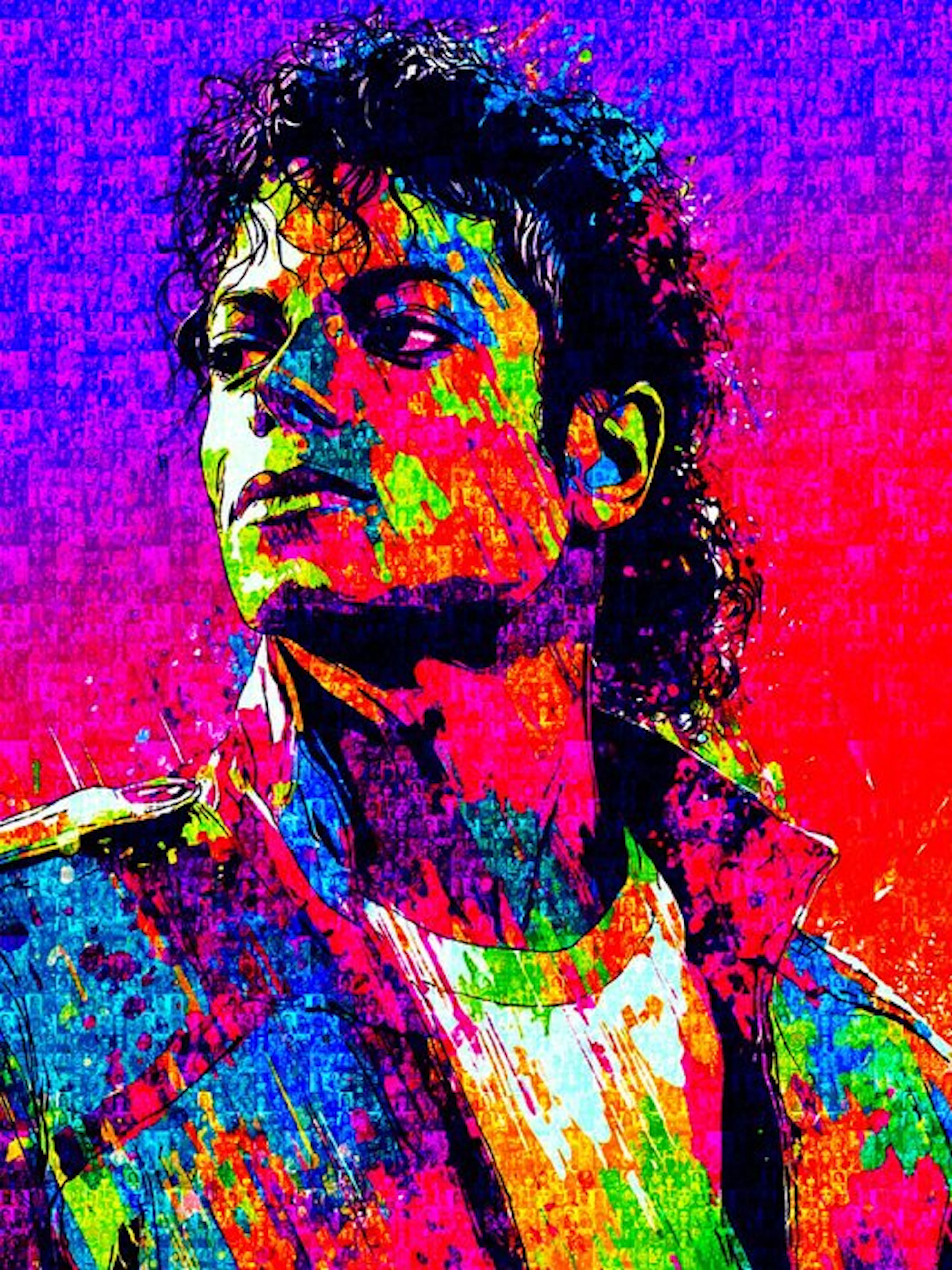 Michael Jackson, crypto art - 3 copy of 5 - Artwork - 2026 - Limited edition