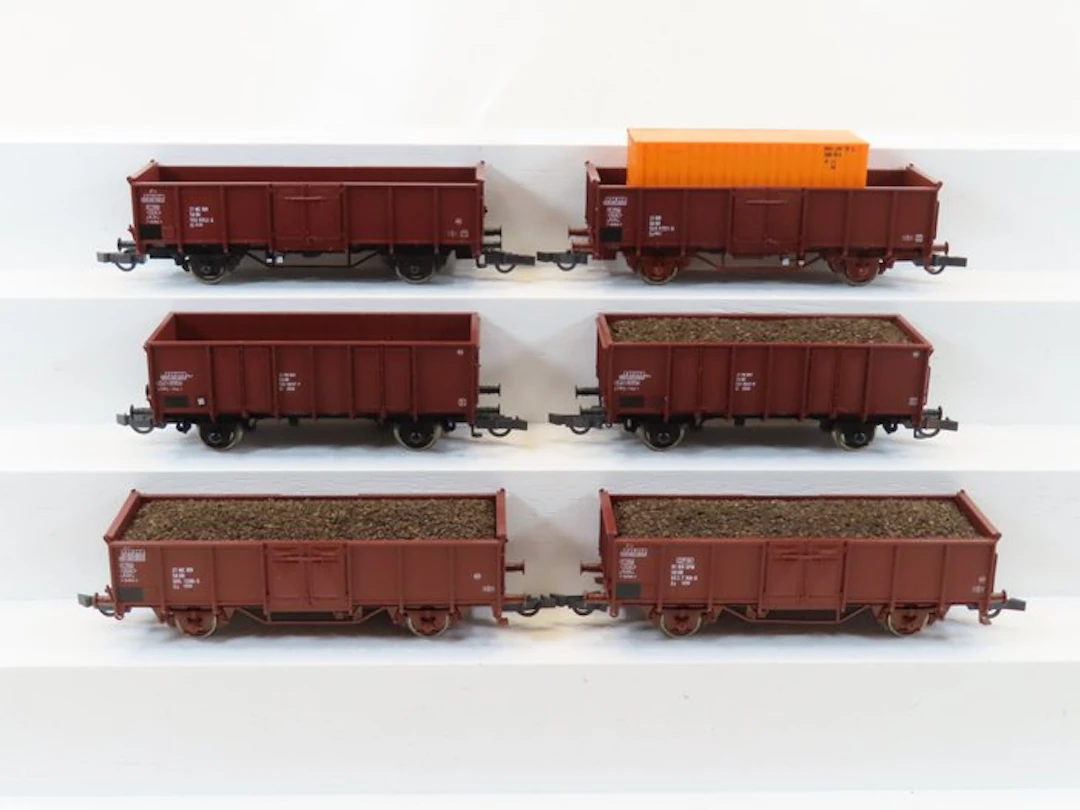 Roco H0 - 66291/66404/66411/45973 - Model train freight...