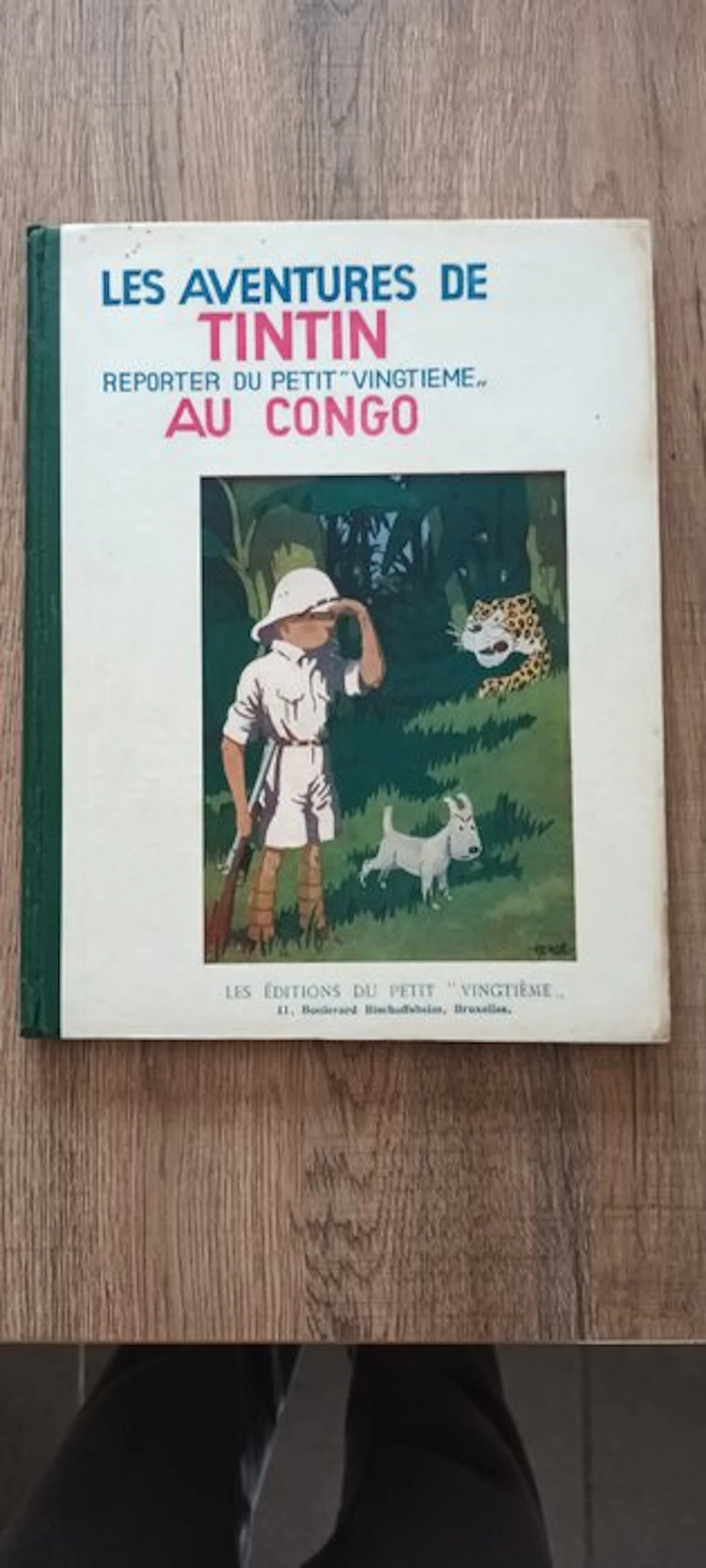 Tintin P2 ter - Tintin au Congo - 1 Album - First edition - 1931