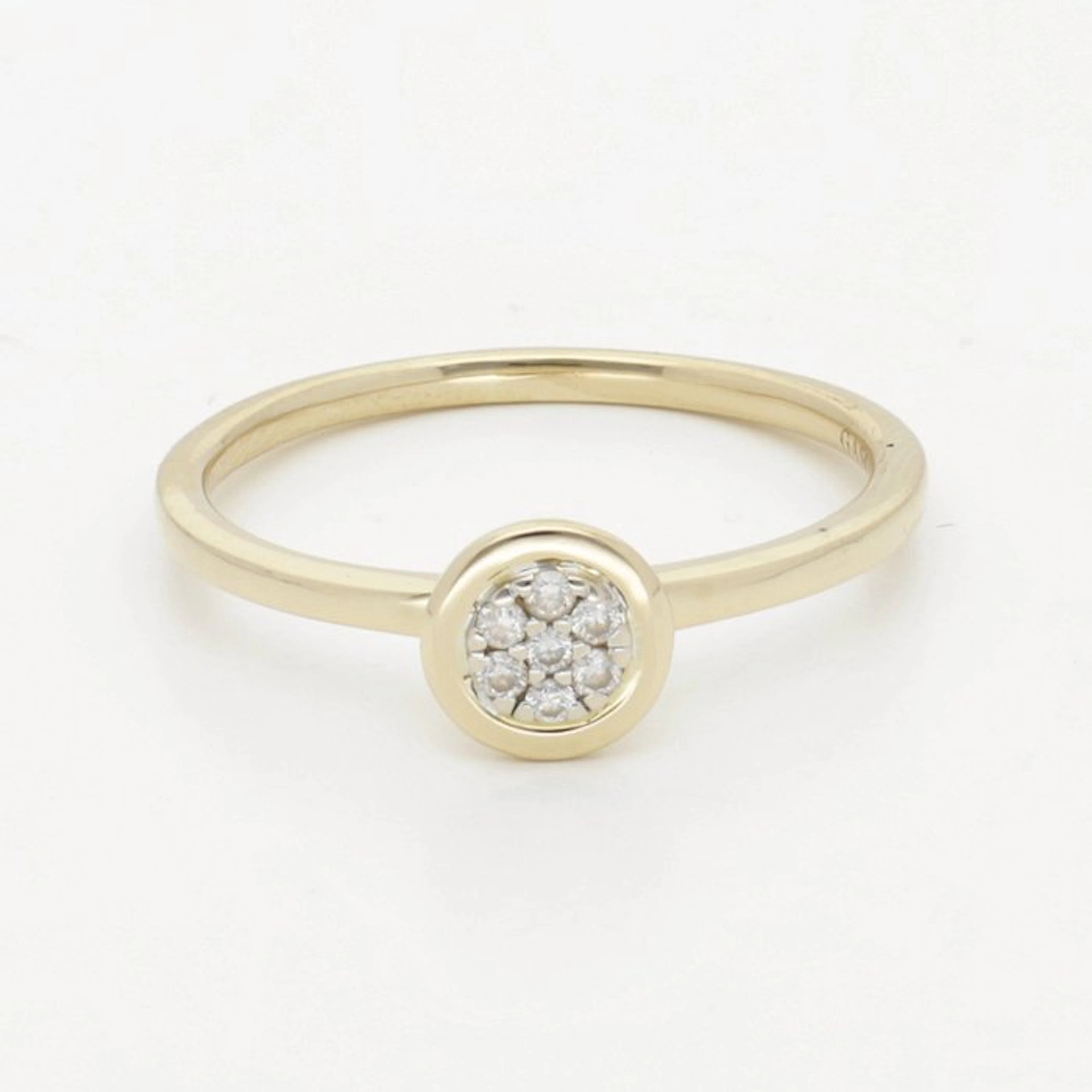 Ring - 18 kt. Yellow gold Diamond (Natural) - Gassan