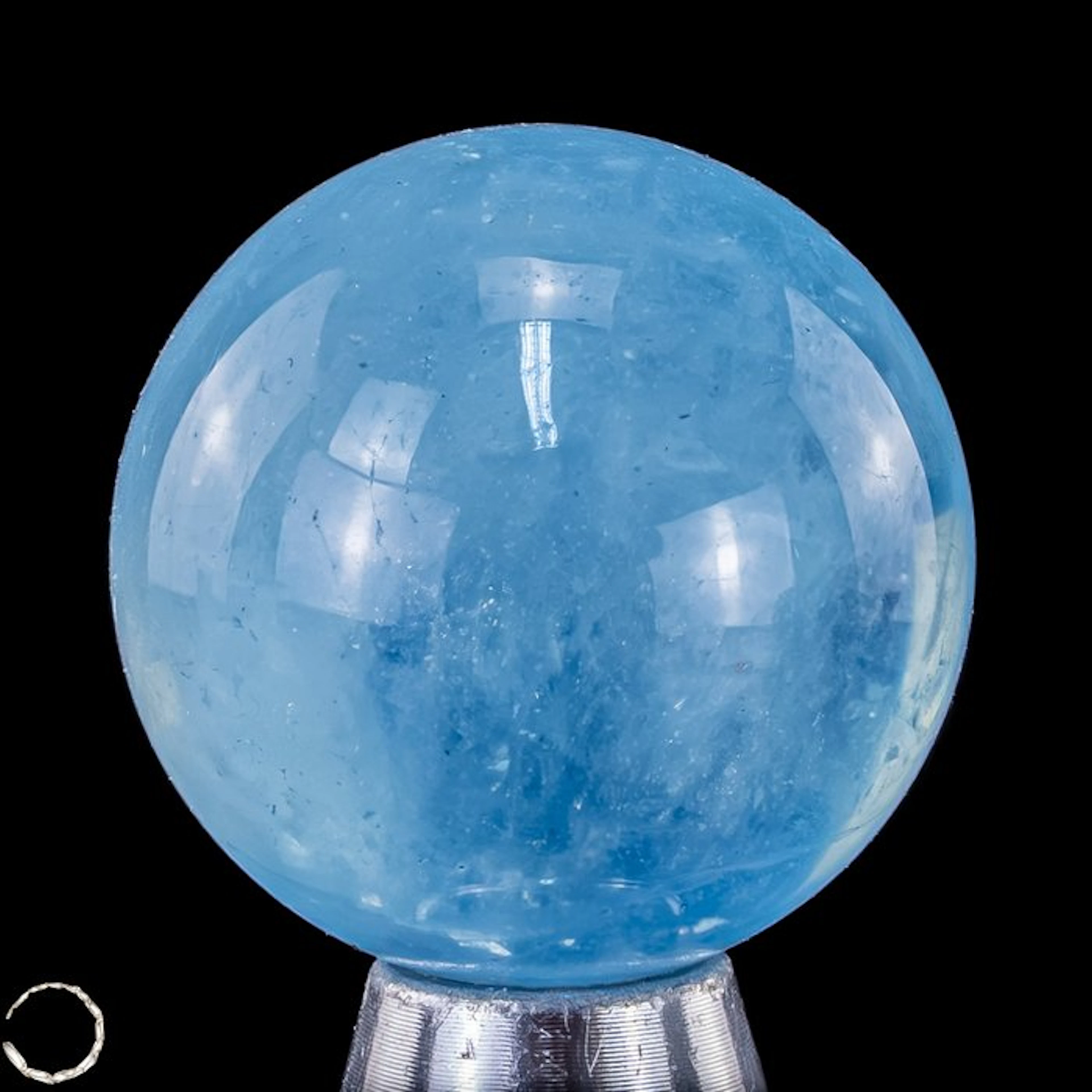 Small aquamarine bead – The beauty of the sea in its...