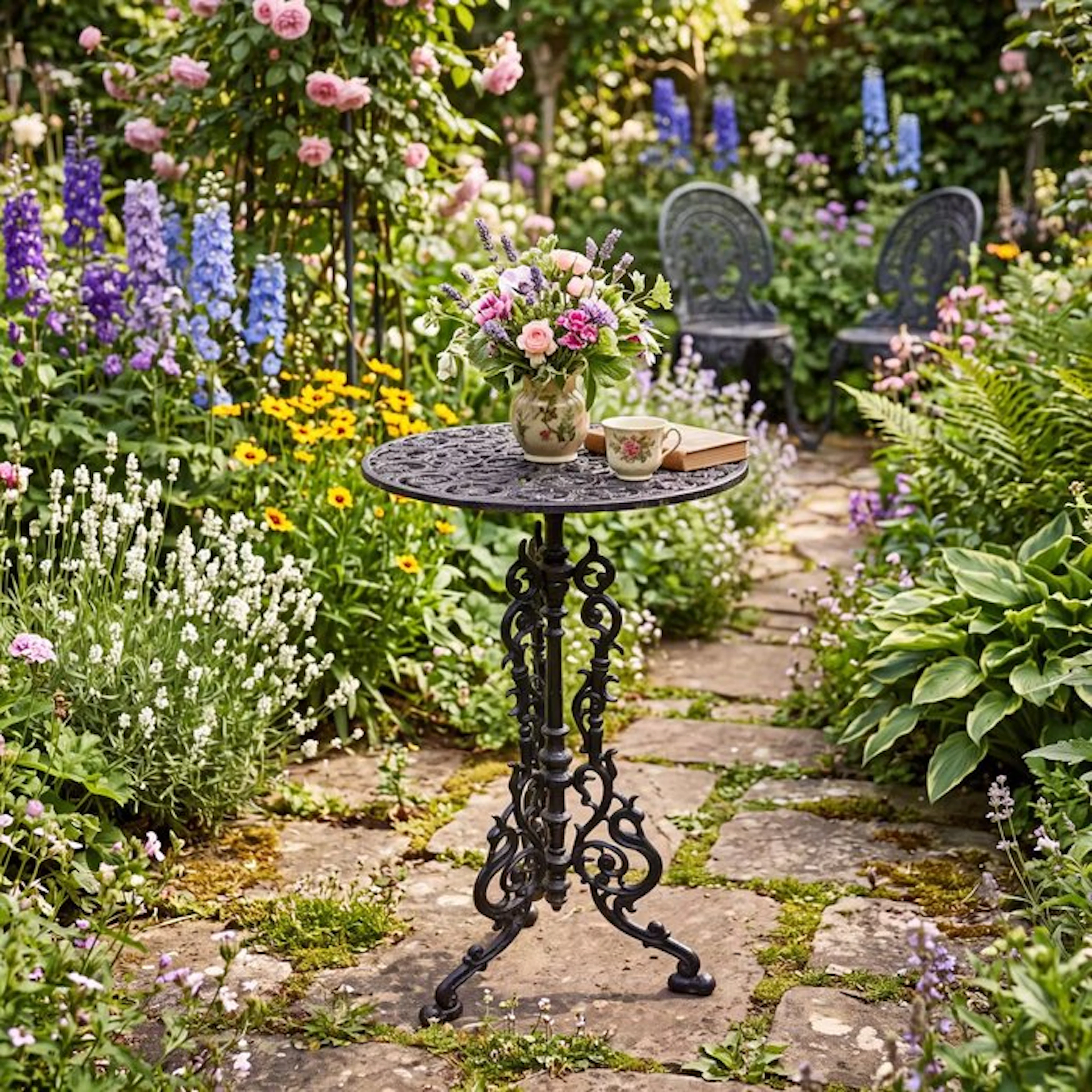 Table - Cast iron - 70 cm
