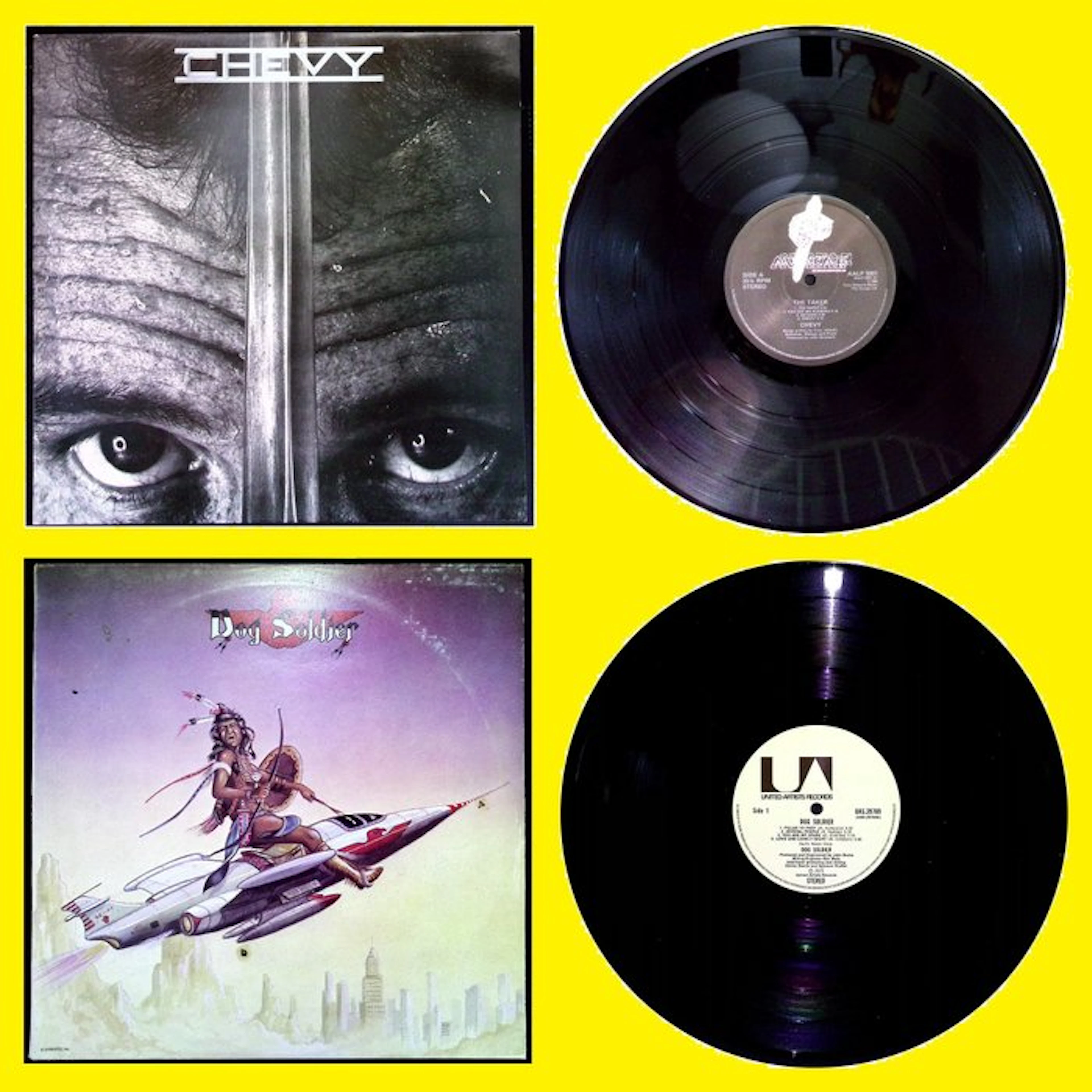 Chevy-The Taker (1980) | Dog Soldier-Dog Soldier (1975)...