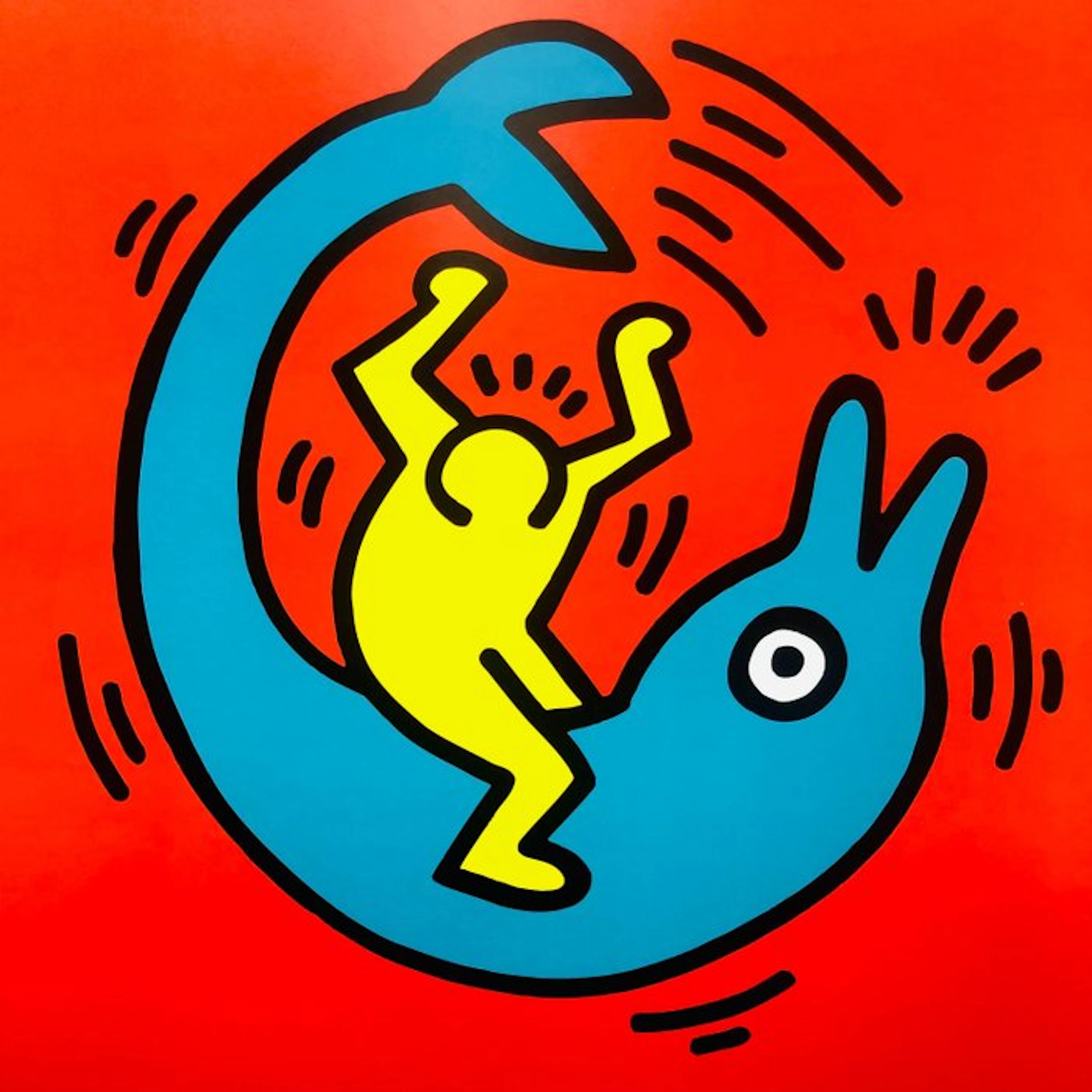 Keith Haring (after) - Untitled - Offset lithograph...