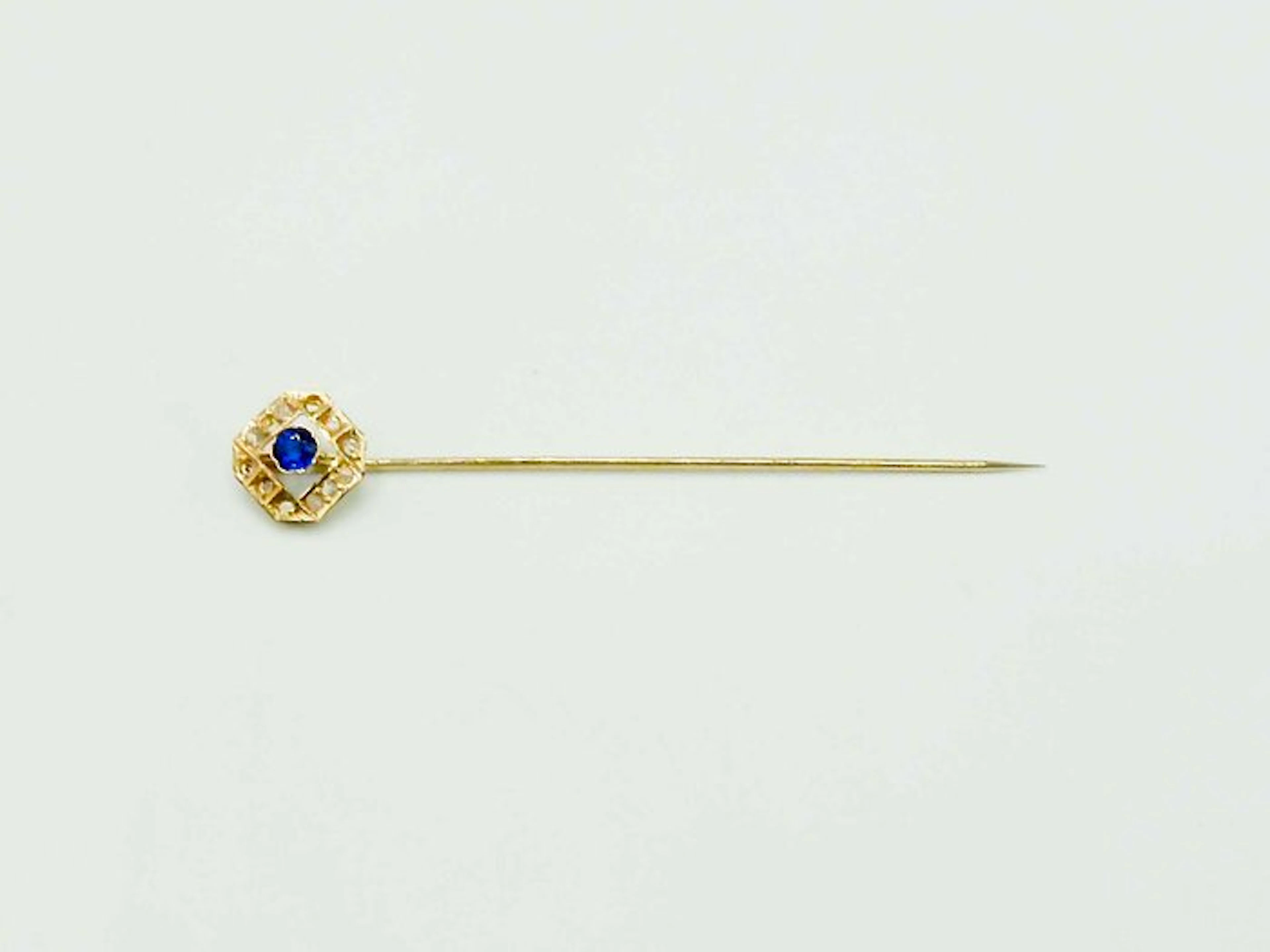 No reserve price - Brooch - 18 kt. Yellow gold - Diamond