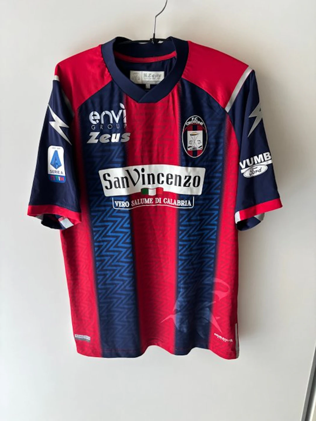Crotone - Italian Football League - Vulic - 2020 - Football shirt