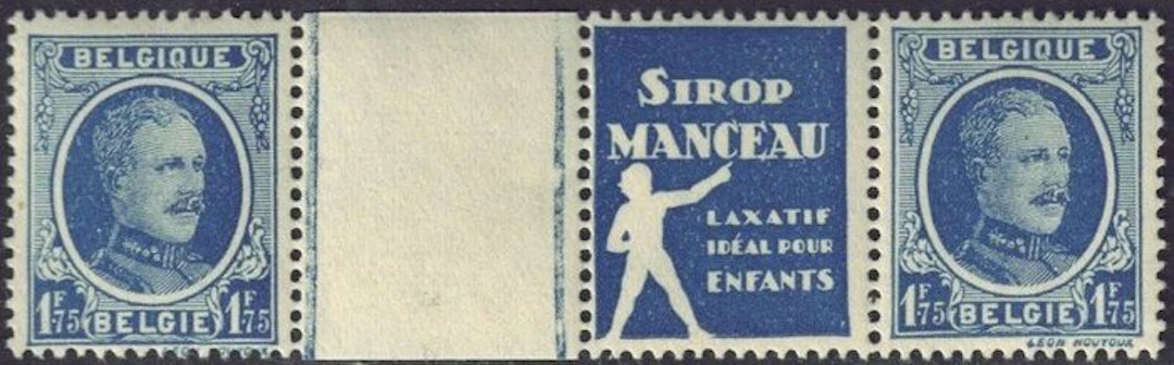 Belgium 1930 - A rare combination like the PUc4