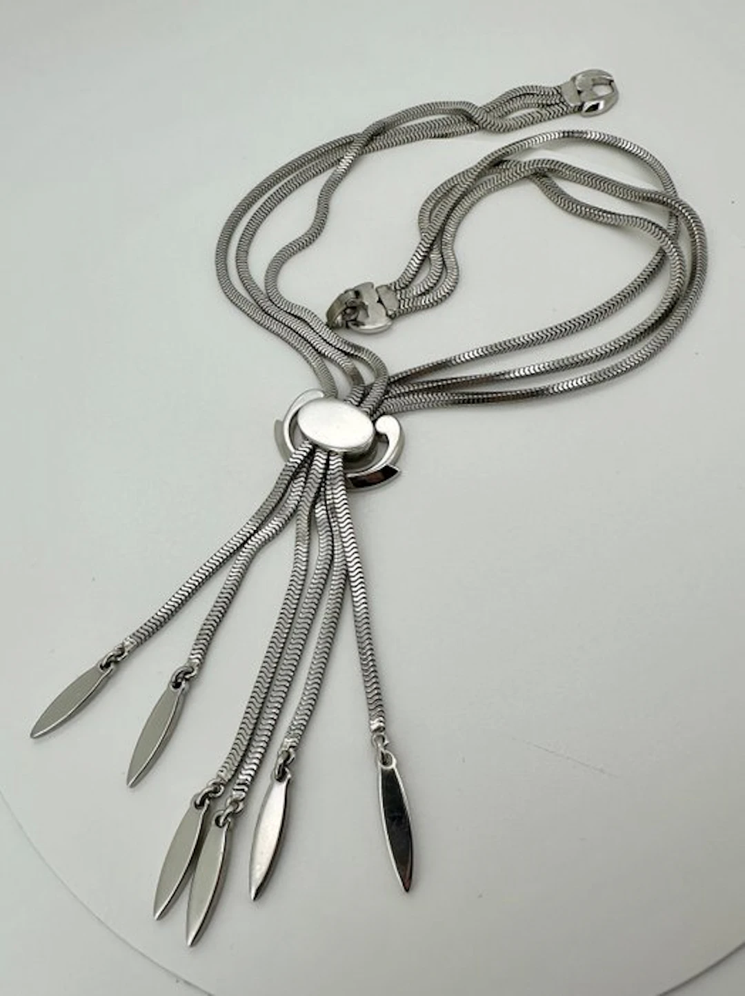 Monet - Silver-Plated - Necklace - Priscilla Collection 1954