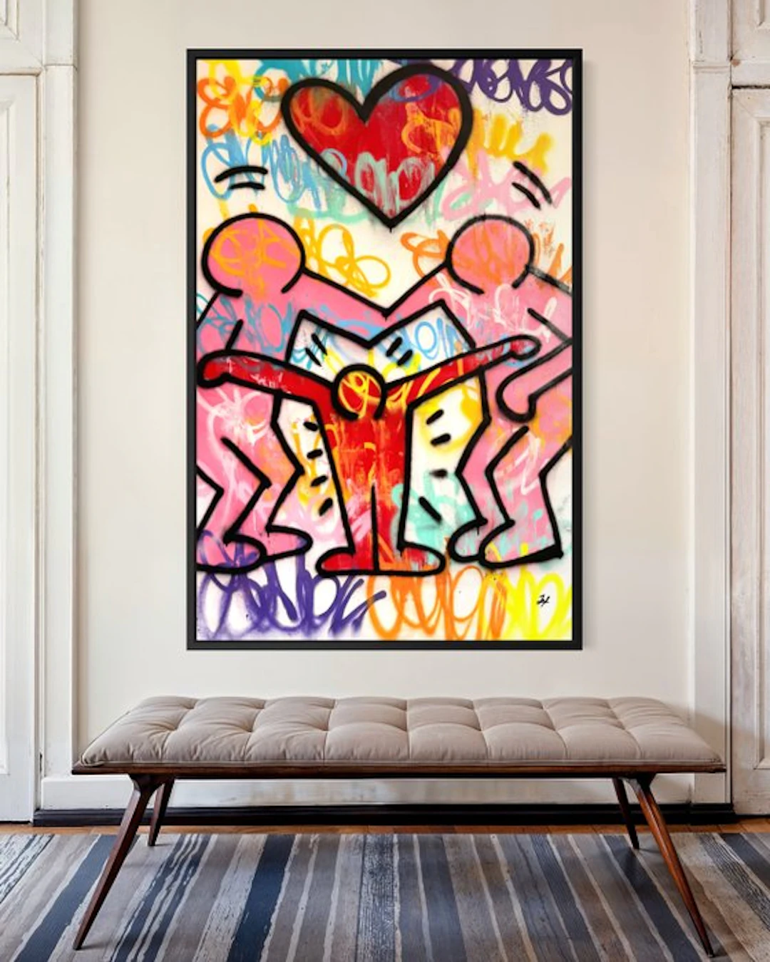 Gunnar Zyl - Family / Keith Haring & Zyl XXL