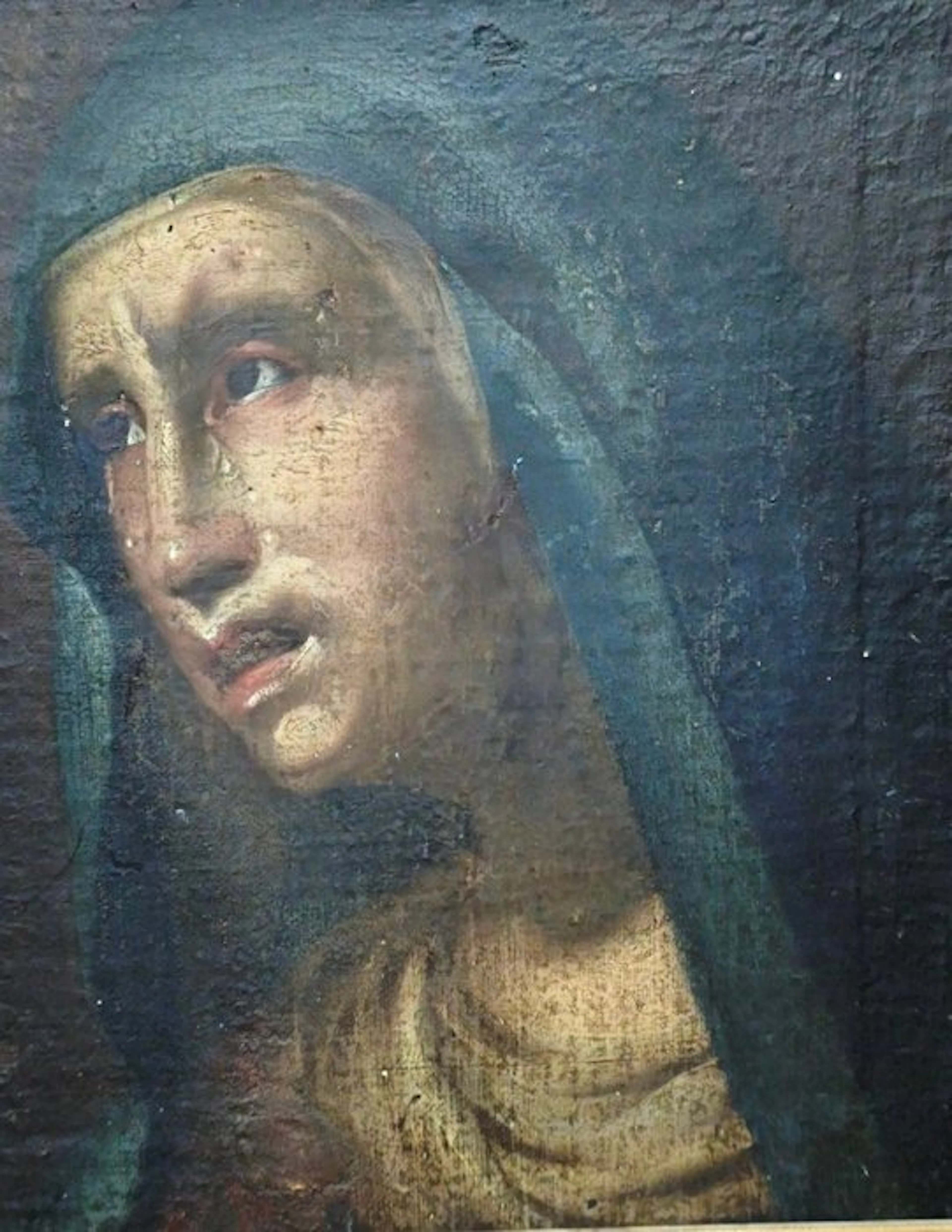 Escuela Madrileña (XVII) - Virgen Dolorosa