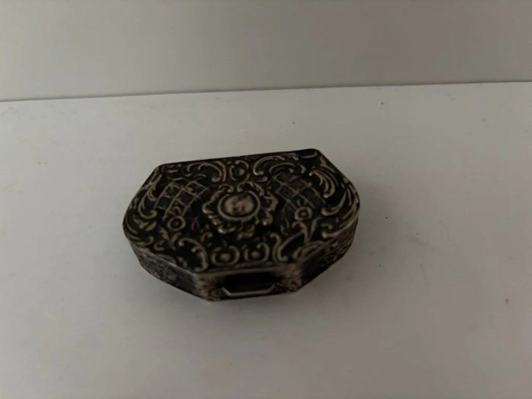 Antiek Duitsland - Pillbox - .800 silver