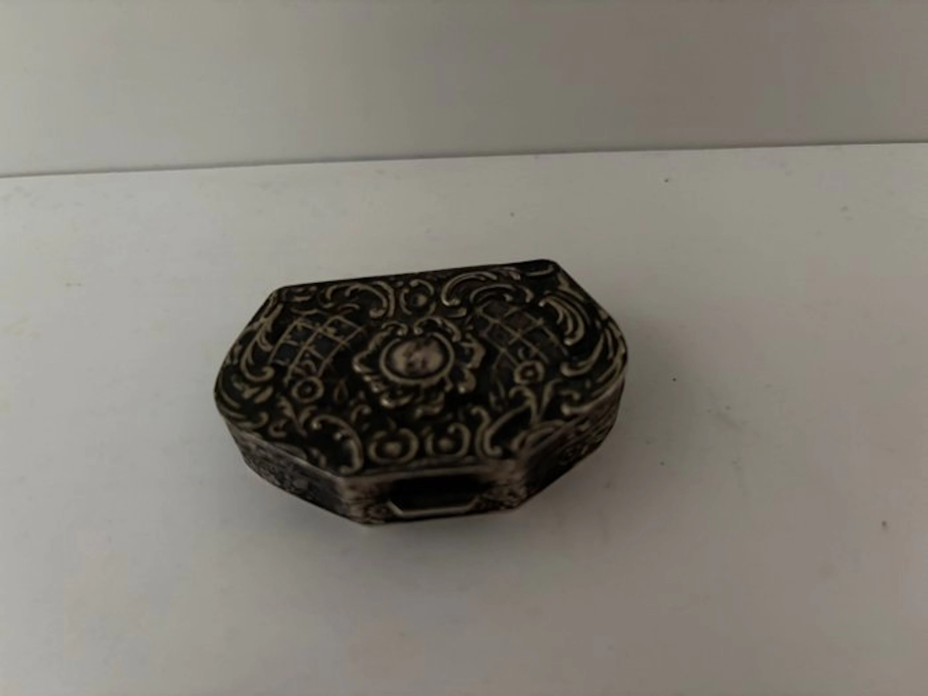Antiek Duitsland - Pillbox - .800 silver