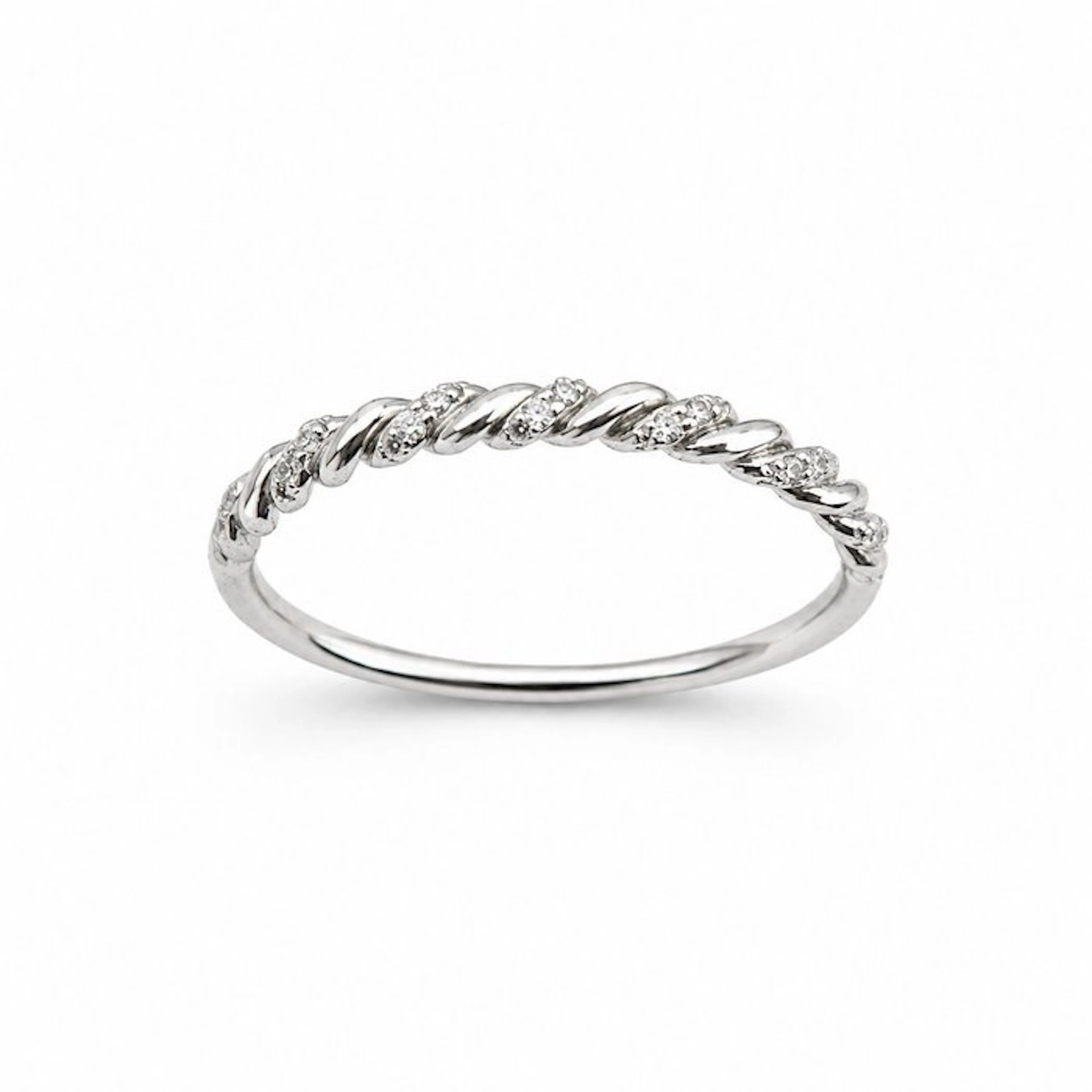 No reserve price - Ring Platinum - Diamond