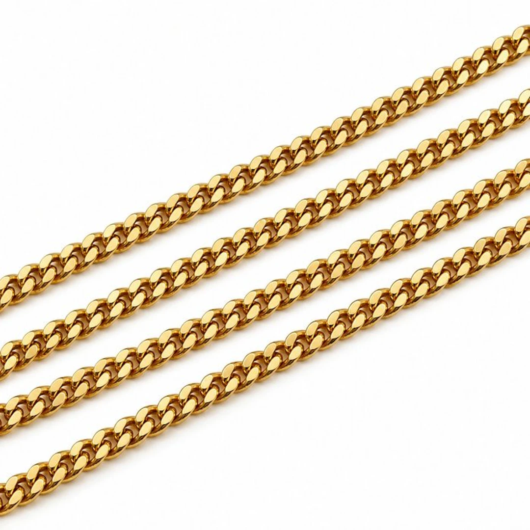 Necklace - 18 kt. Yellow gold - Made in Italy - HandMade