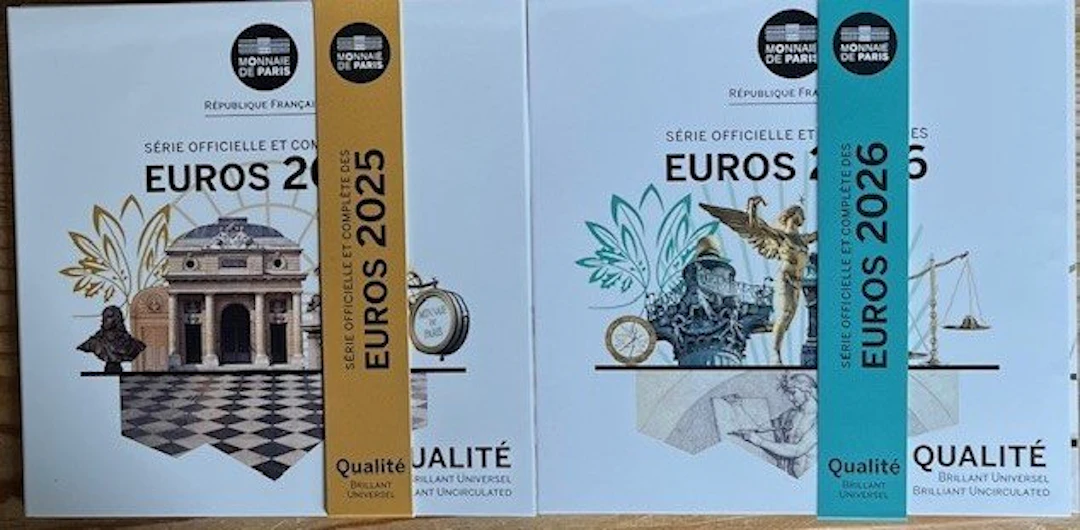 France. Year Set (BU) 2025/2026 (2 sets) (No reserve price)