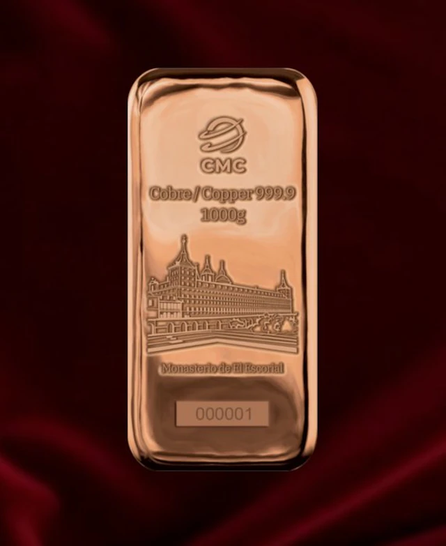 1 kilogram - Copper .999 - CMC Metales Preciosos (No reserve price)