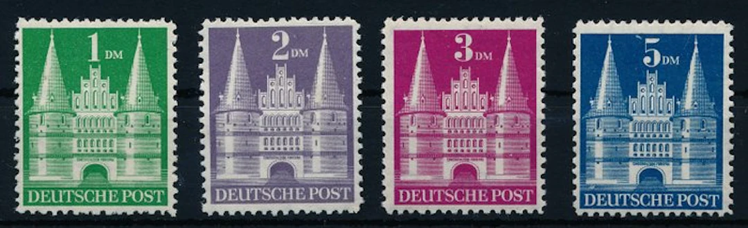 Allied Occupation - Germany (American and british zone) 1948 - Buildings