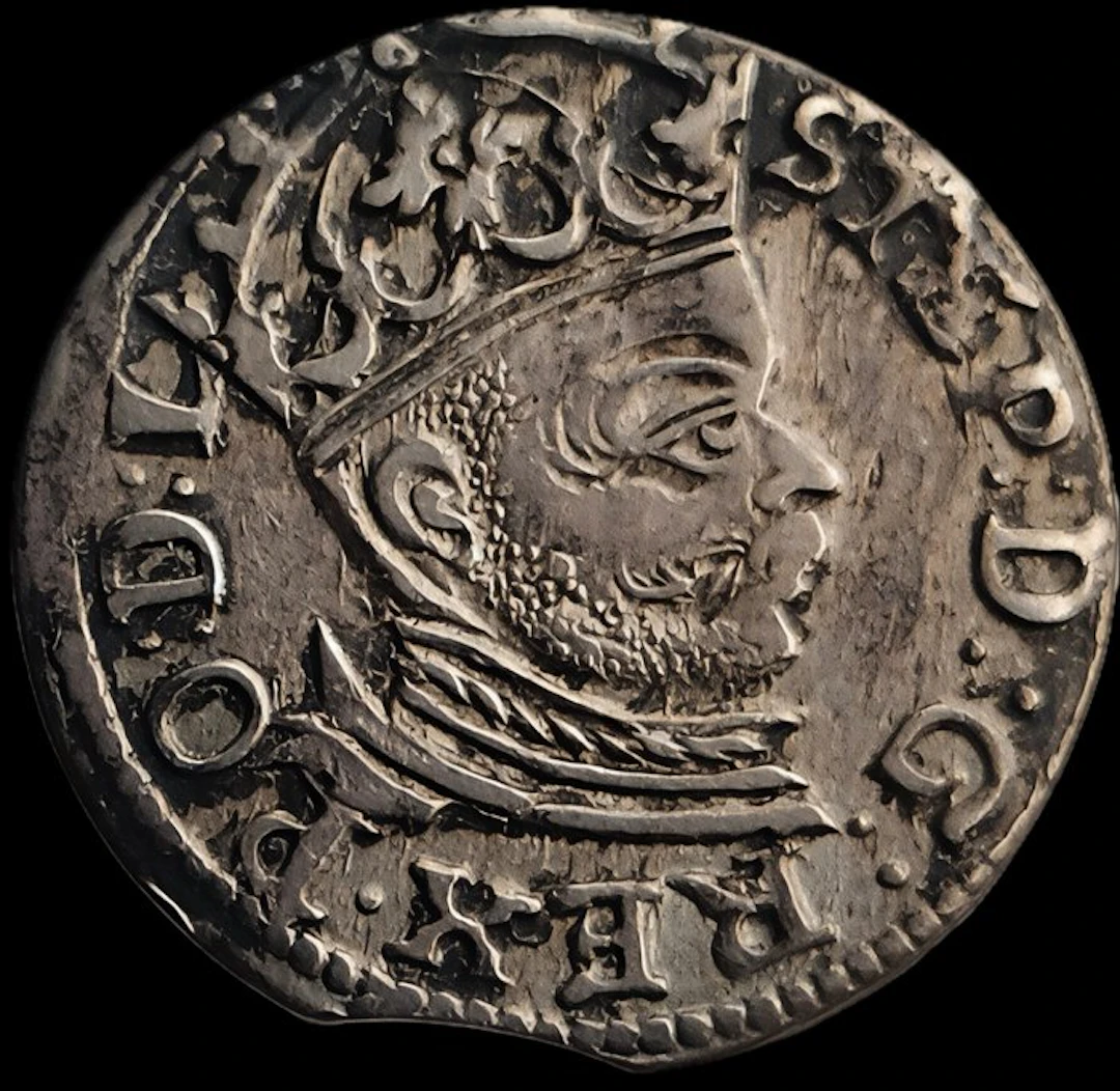 Poland, Kingdom of. Stephen Báthory. 3 Grosze (Trojak) 1583 - Riga
