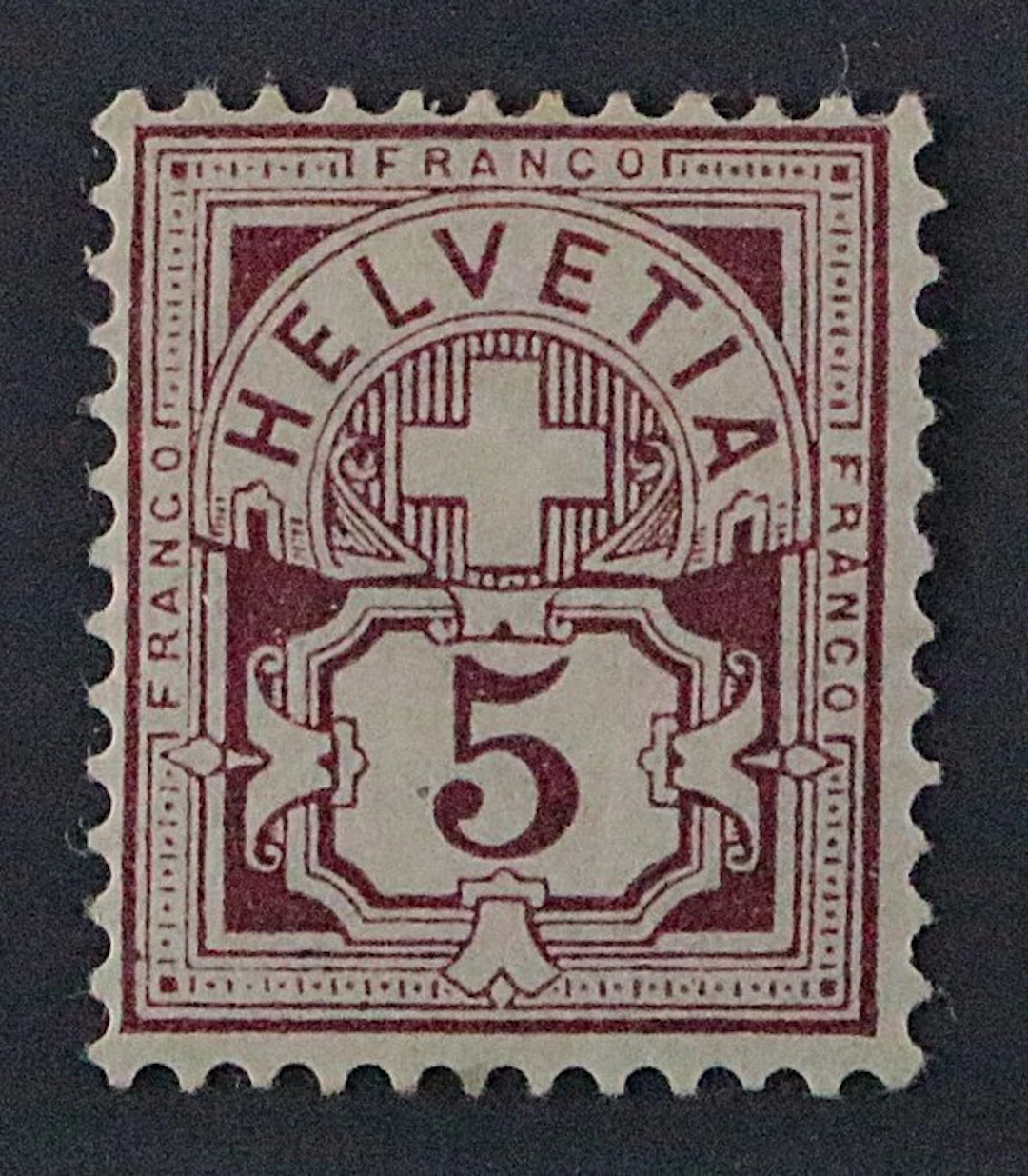 Switzerland 1882 - Schweiz 46 * 5 Rp