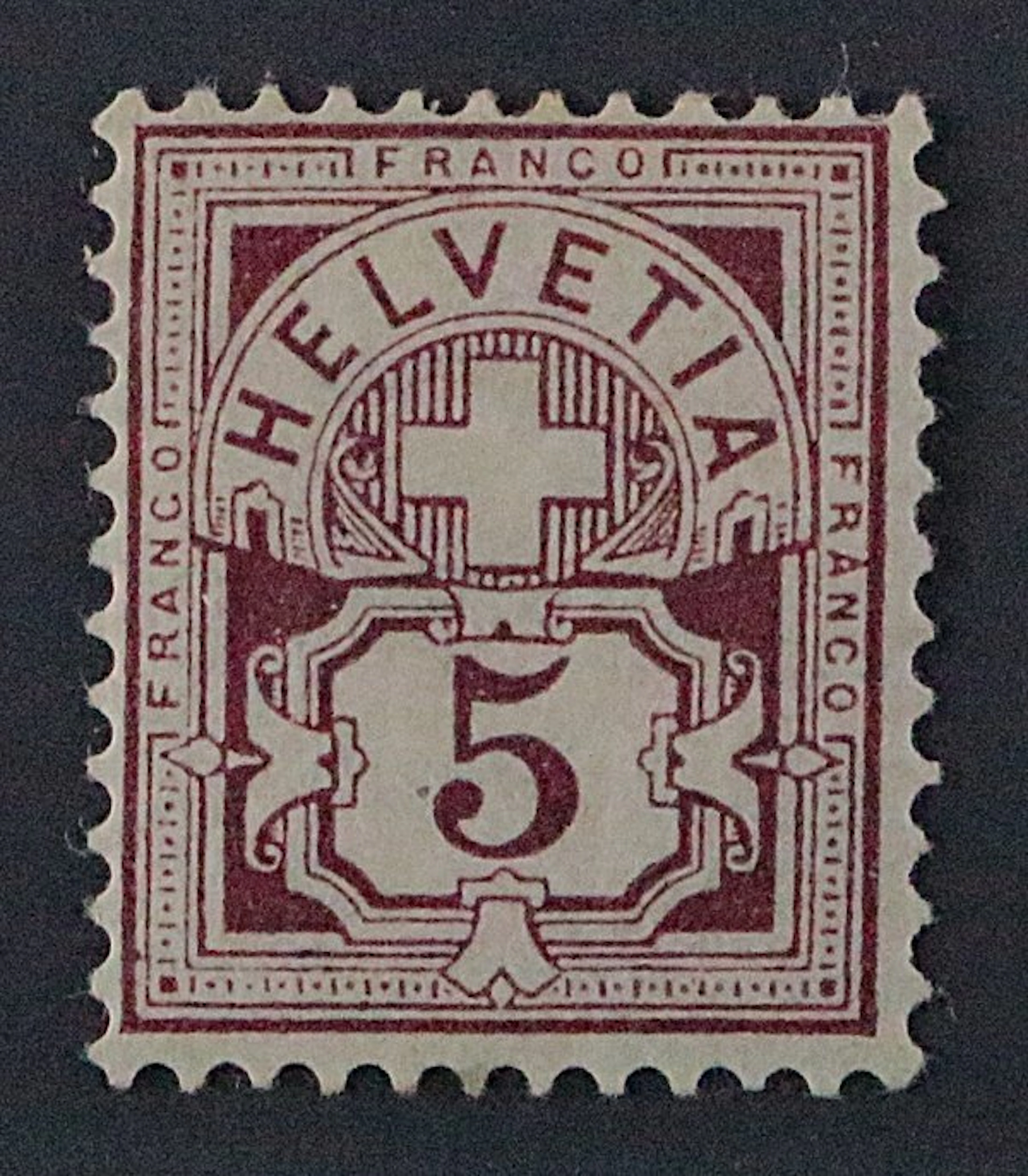 Switzerland 1882 - Schweiz 46 * 5 Rp