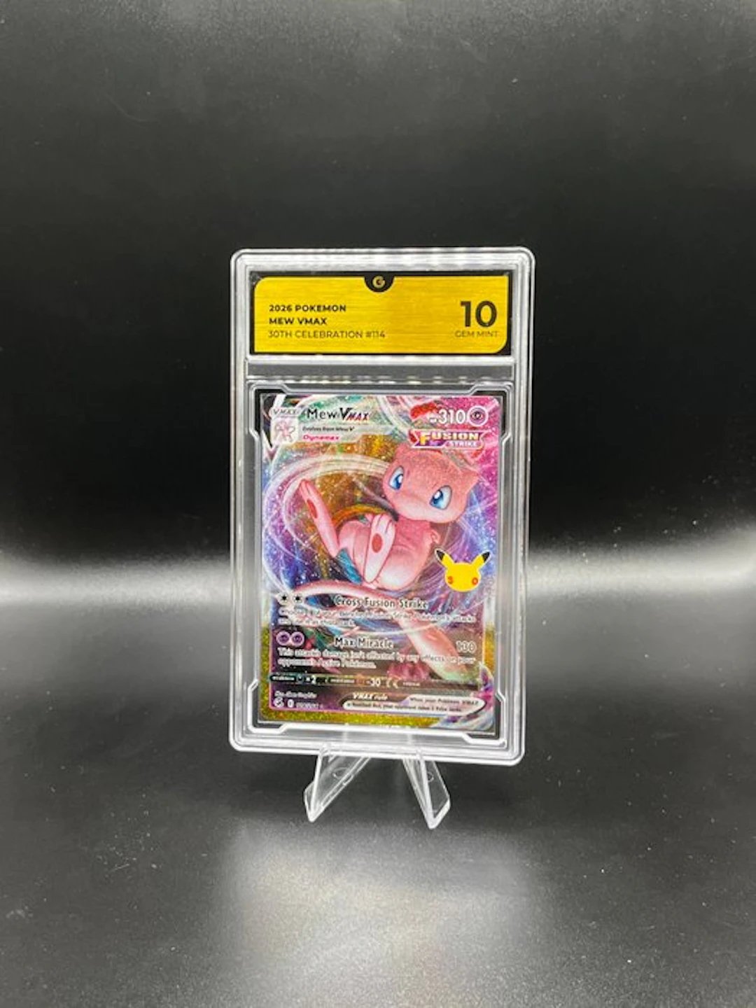 Pokémon - 1 Graded card - Mew Vmax 114 30TH Anniversary - GG 10