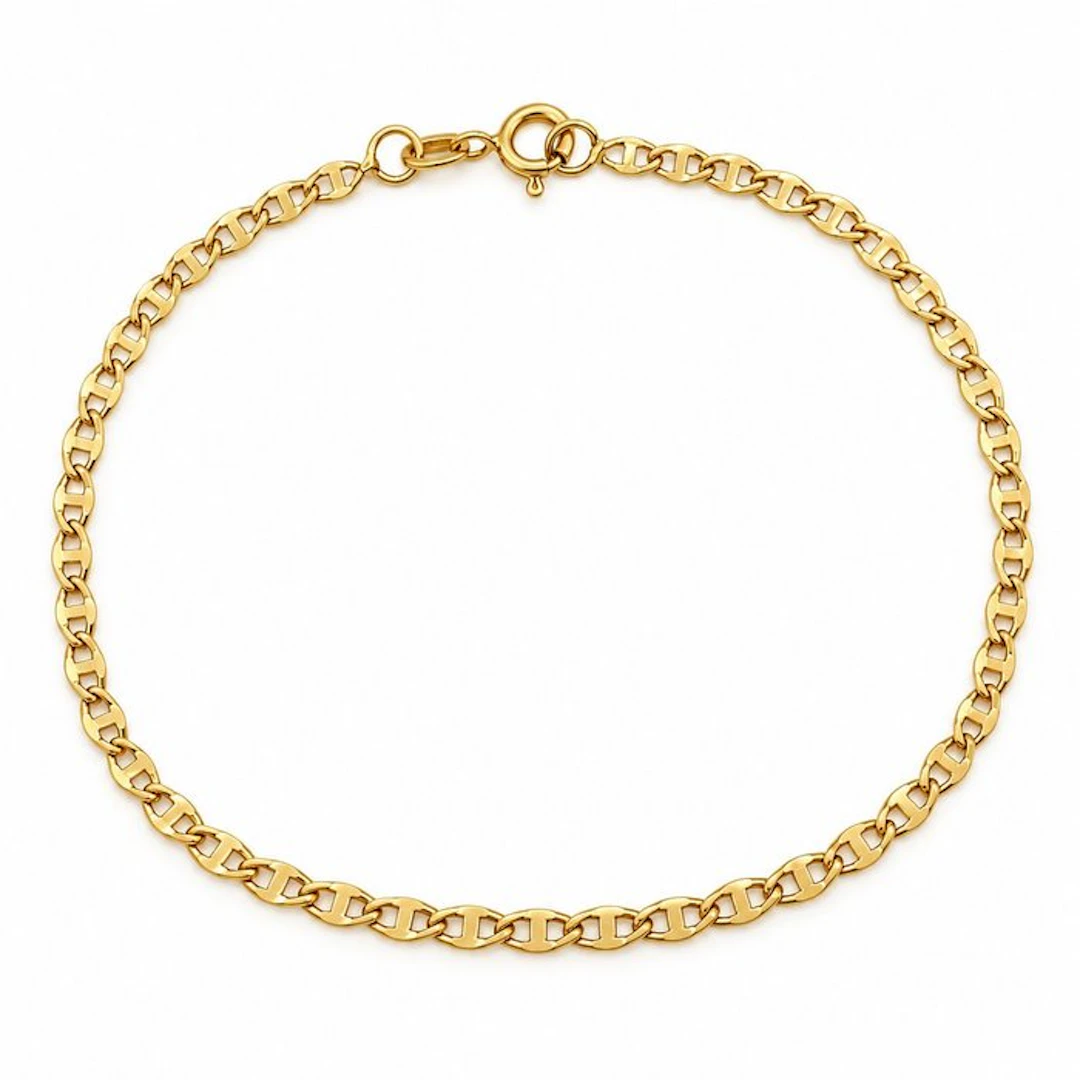 No reserve price - Bracelet - 18 kt. Yellow gold - Made in Italy - Handmade