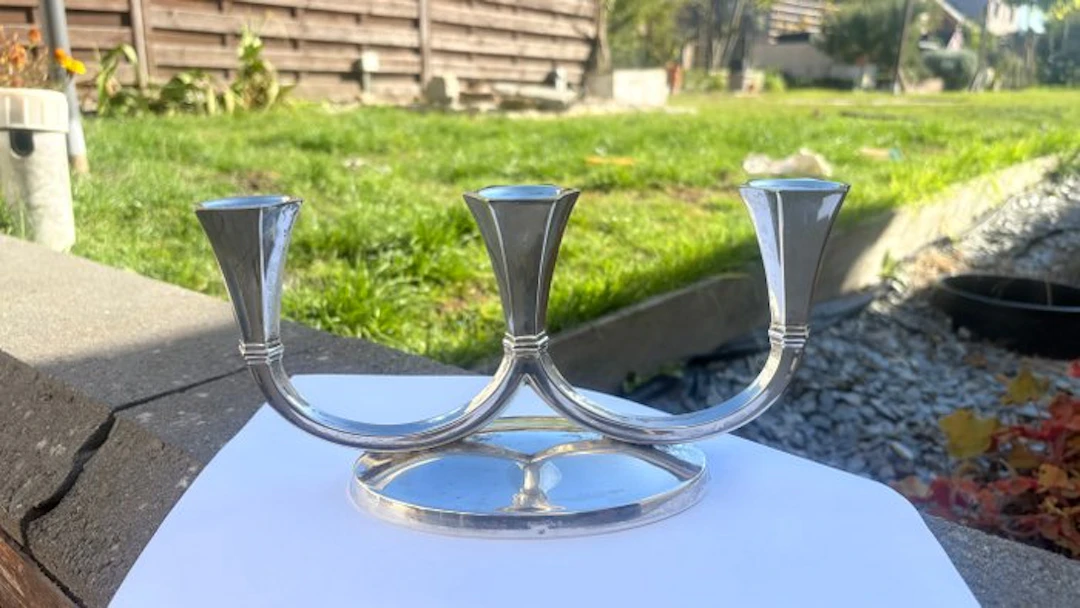 Candlestick - .830 silver