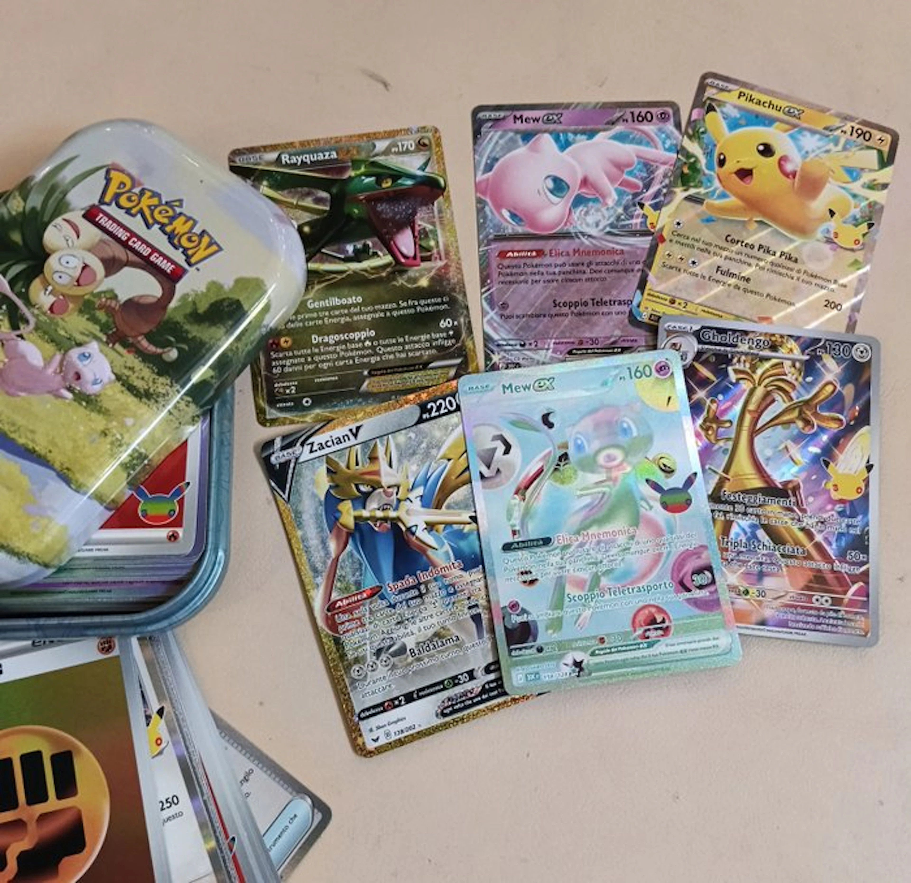71 Incomplete set - 30'anniversario Pokemon ( N1card Mew...