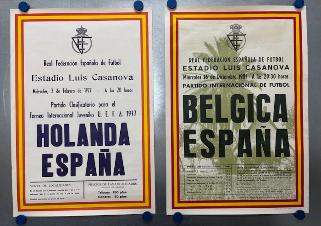 Litografia Ortega - España vs Belgica