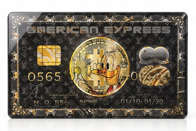 Daluxe Art (1999-) - AMEX Bitcoin Card