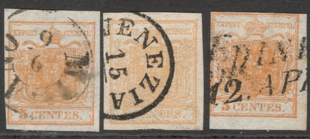 Italian Ancient States - Lombardo Veneto 1864 - 5c - 3...