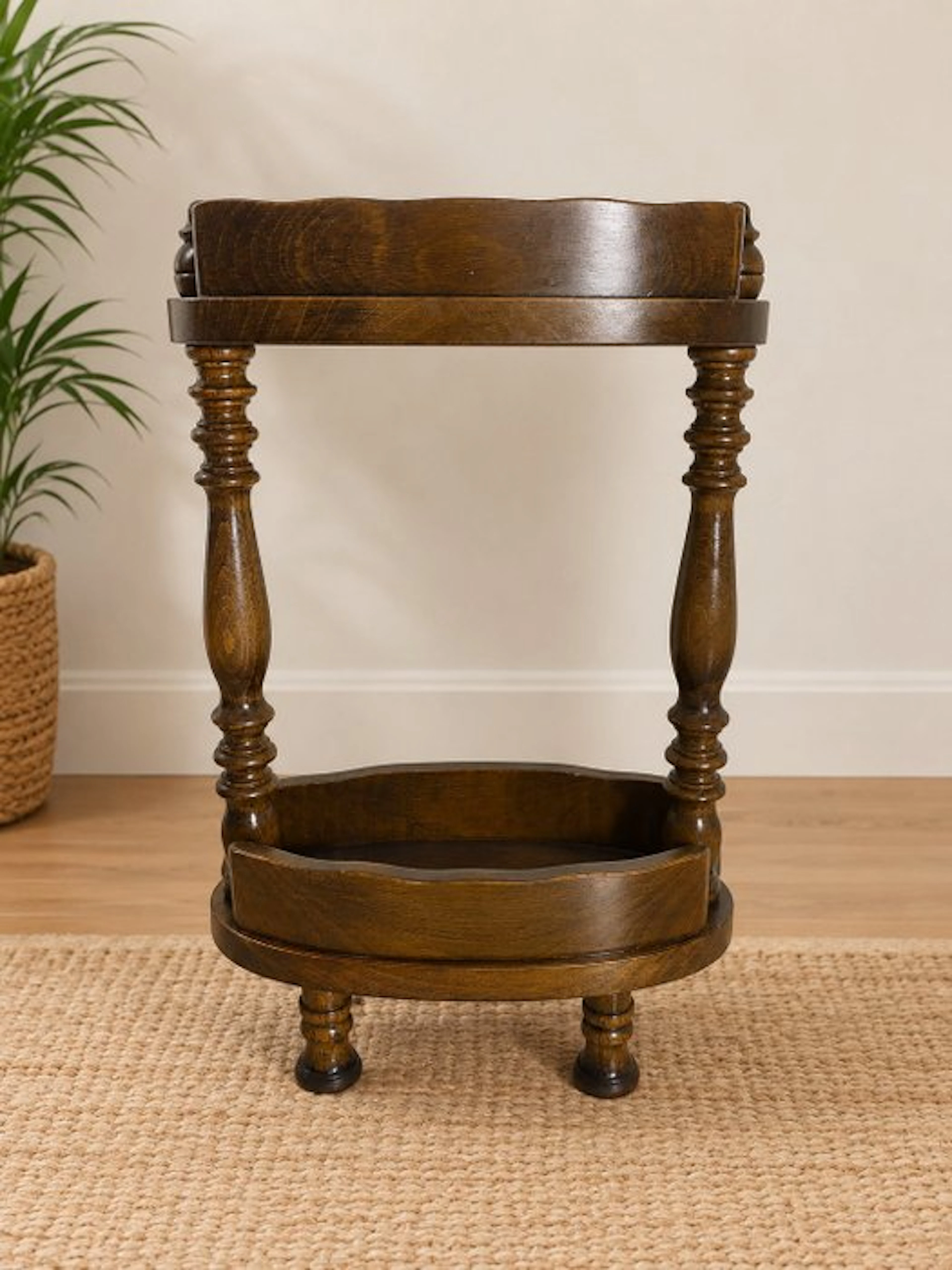 Umbrella stand/rack - Louis XVI-style umbrella stand, France - Oak