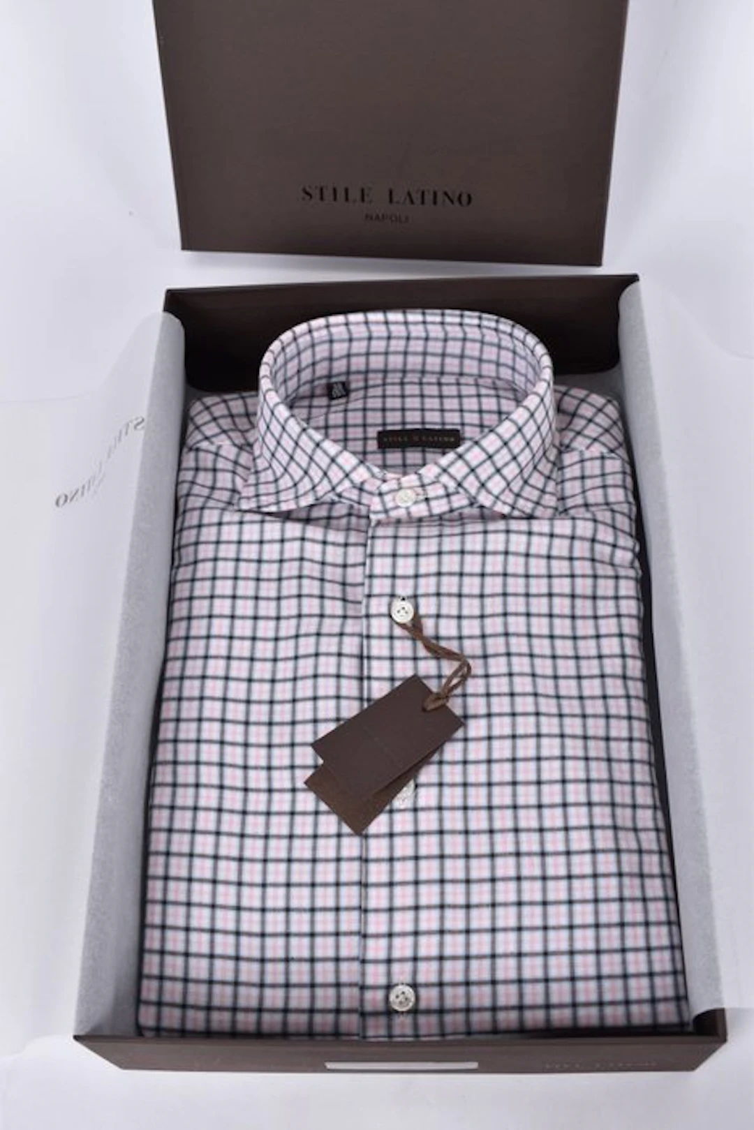 STILE LATINO - 39 - Katoen Cashmere - Ultrasoft & Luxury - Shirt -