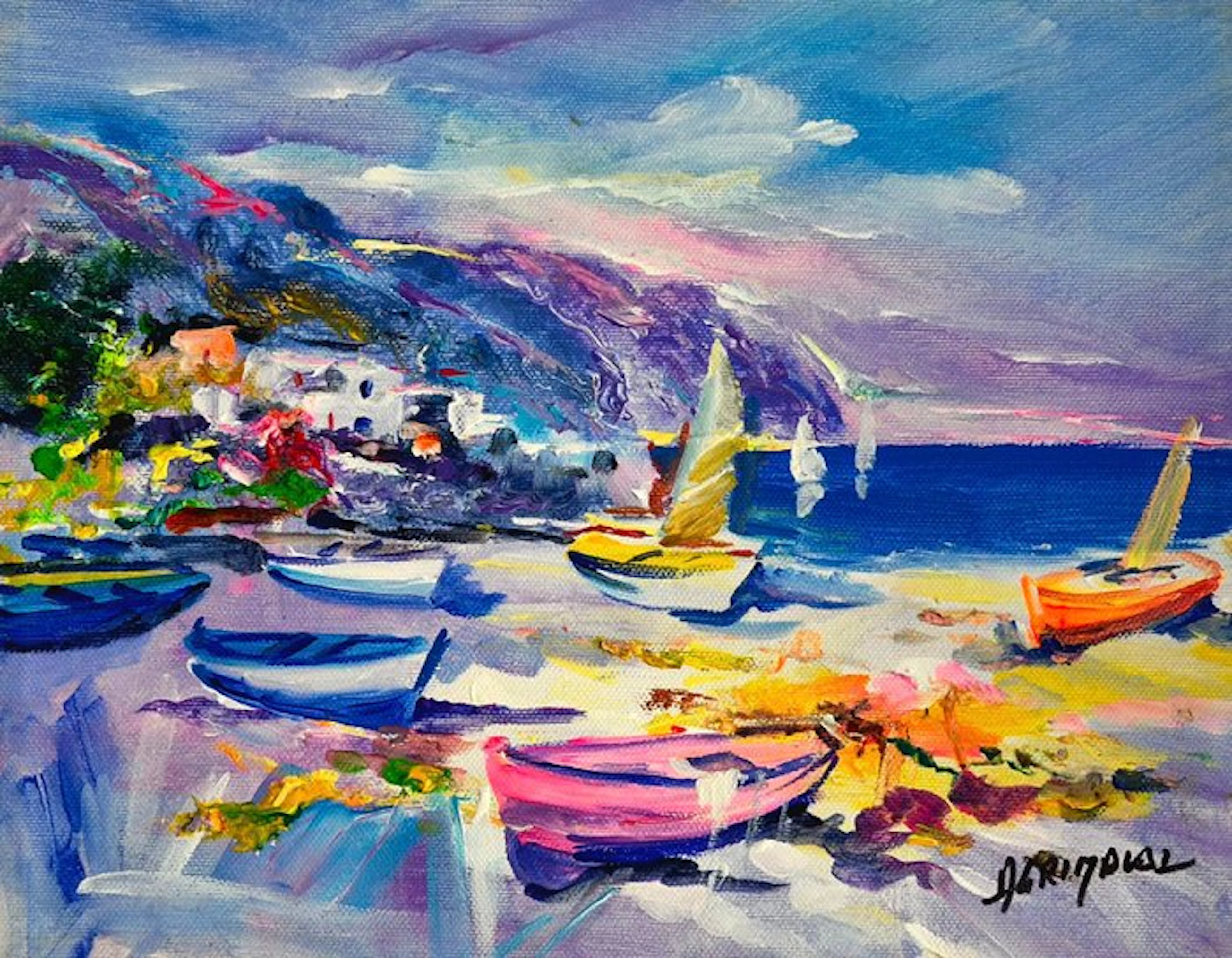 Alfredo Grimaldi (1950) - La Baia dei colori