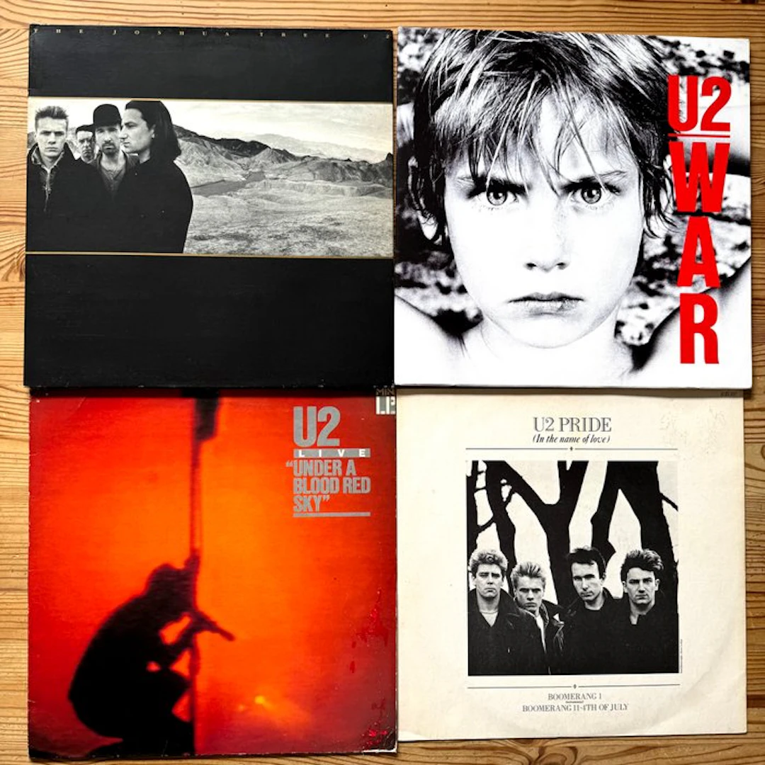U2 - 3 x great albums + 1 x 12" Maxi single [UK...