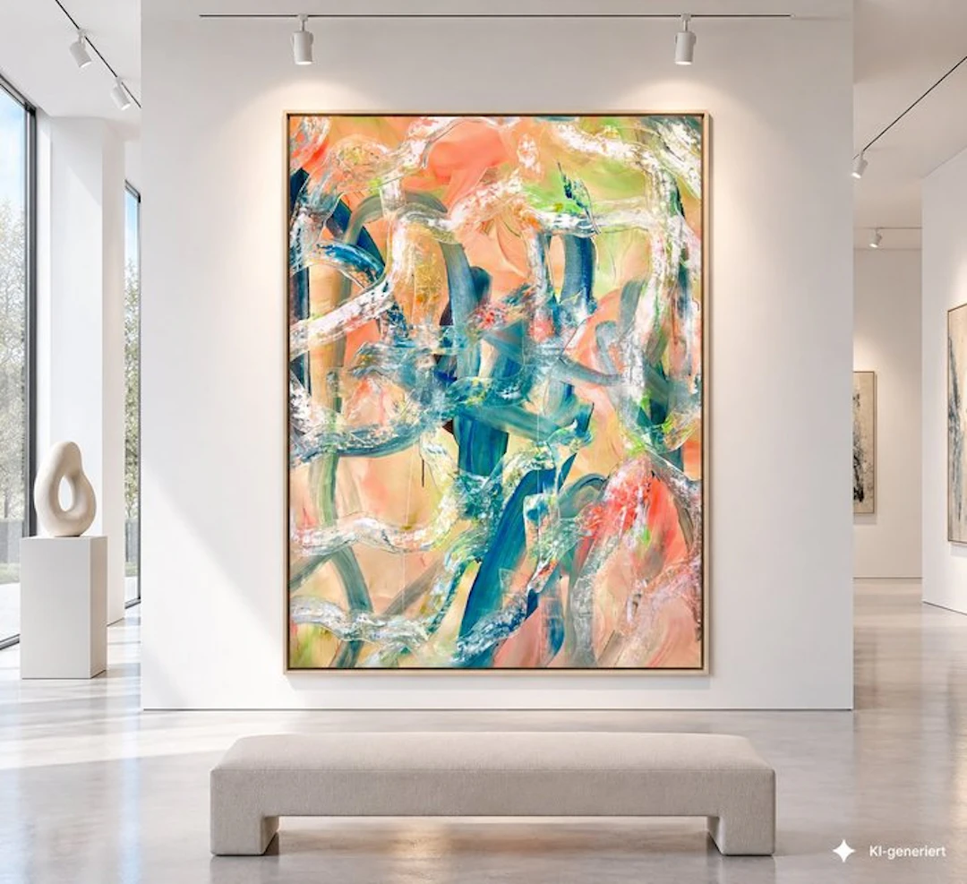 Timo Wedell - Serene Flow of Light - XXL - Abstract Klein