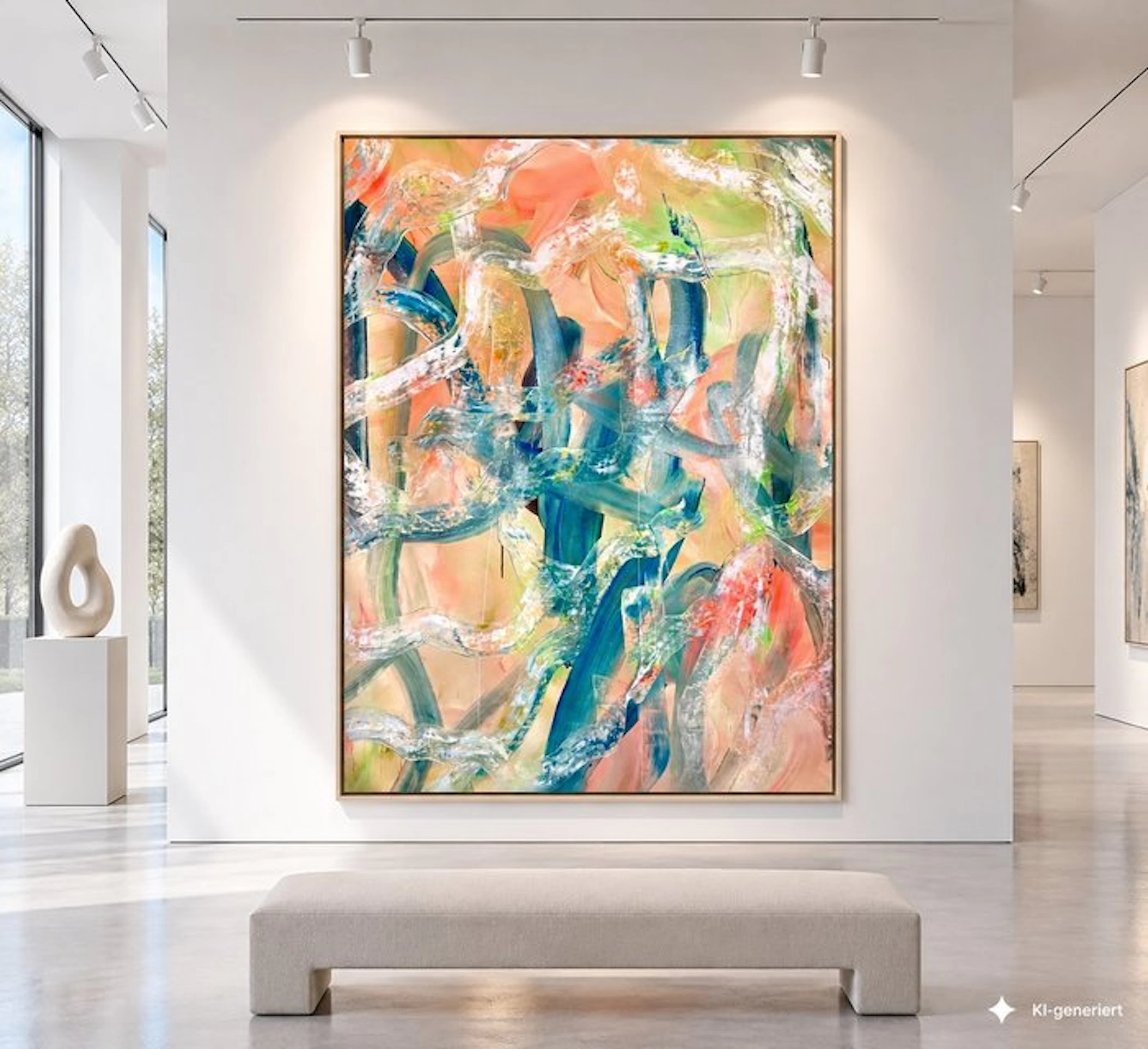 Timo Wedell - Serene Flow of Light - XXL - Abstract Klein