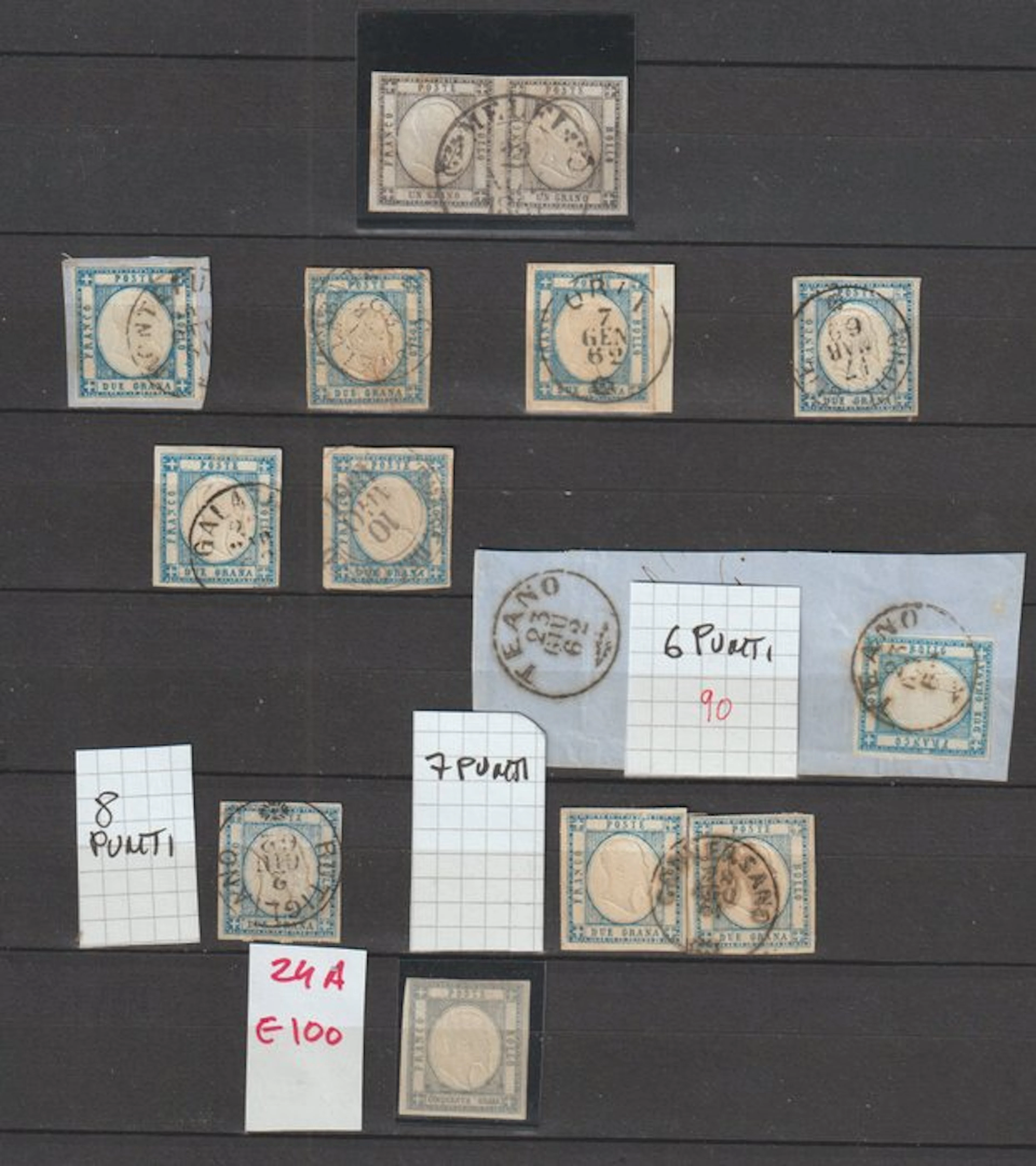 Italian Ancient States - Naples 1861 - Lot to be selected...
