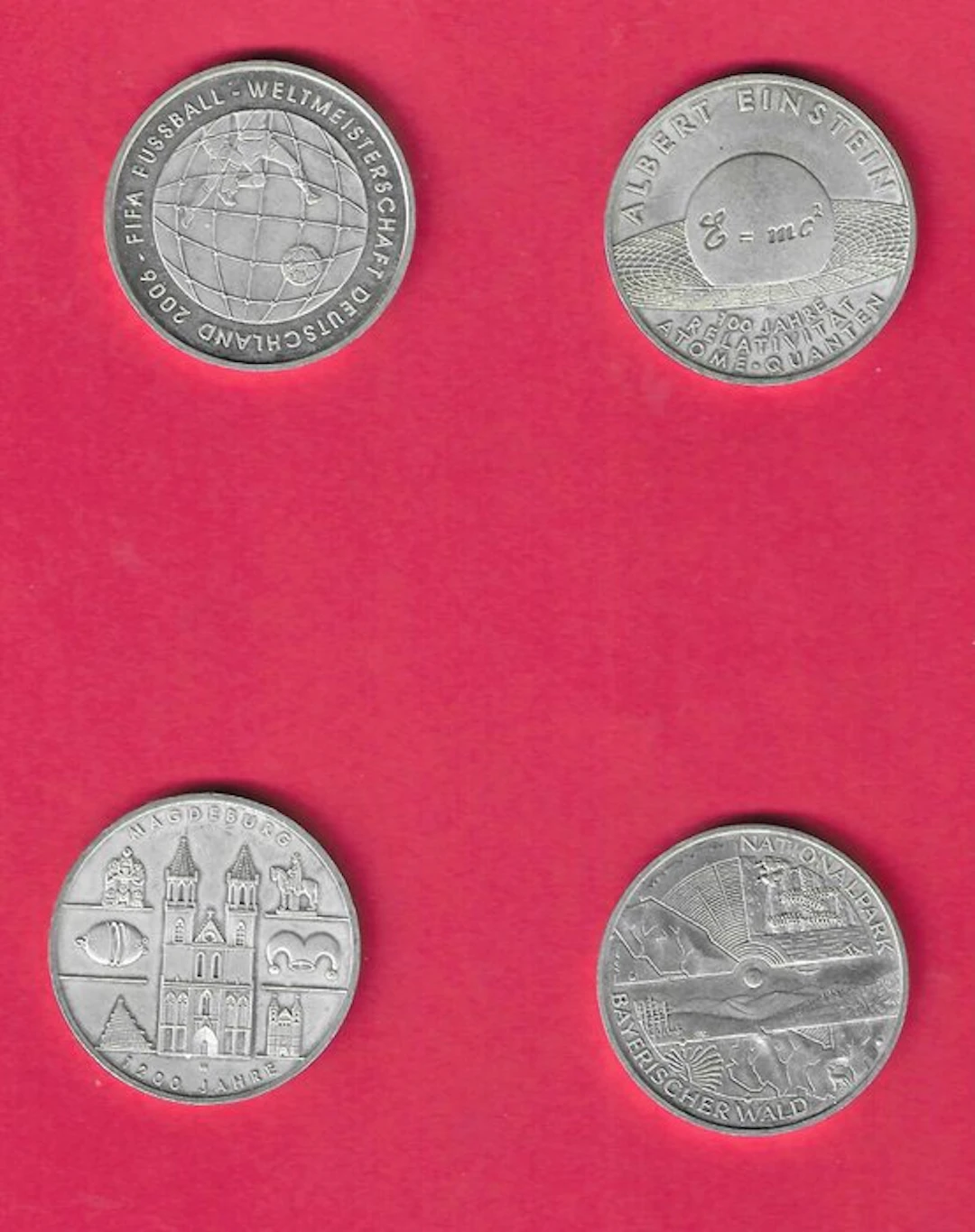 Germany. 10 Euro 2005/2006 (4 coins) (No reserve price)