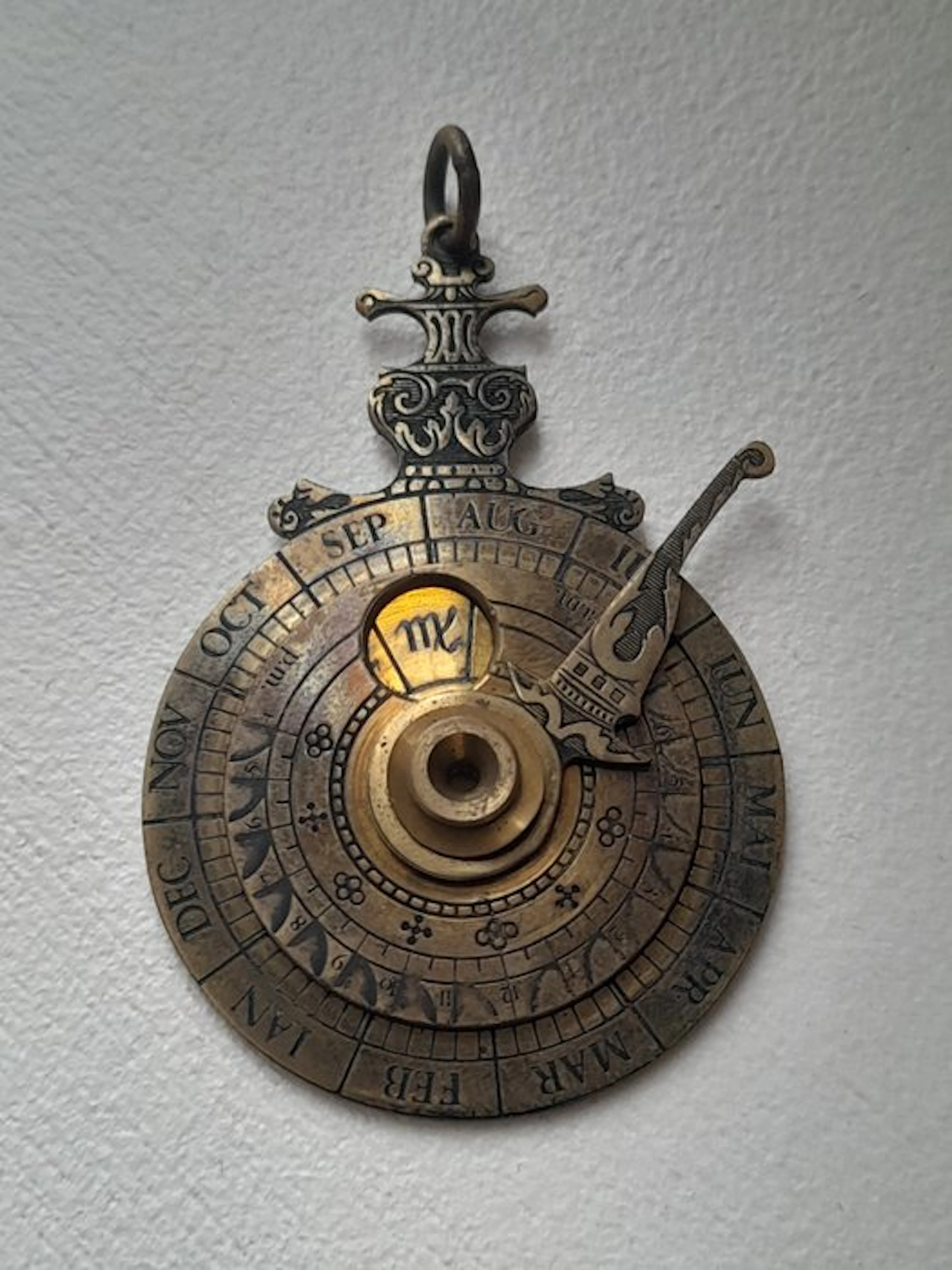 Scientific compass - Copper - Astrolabe