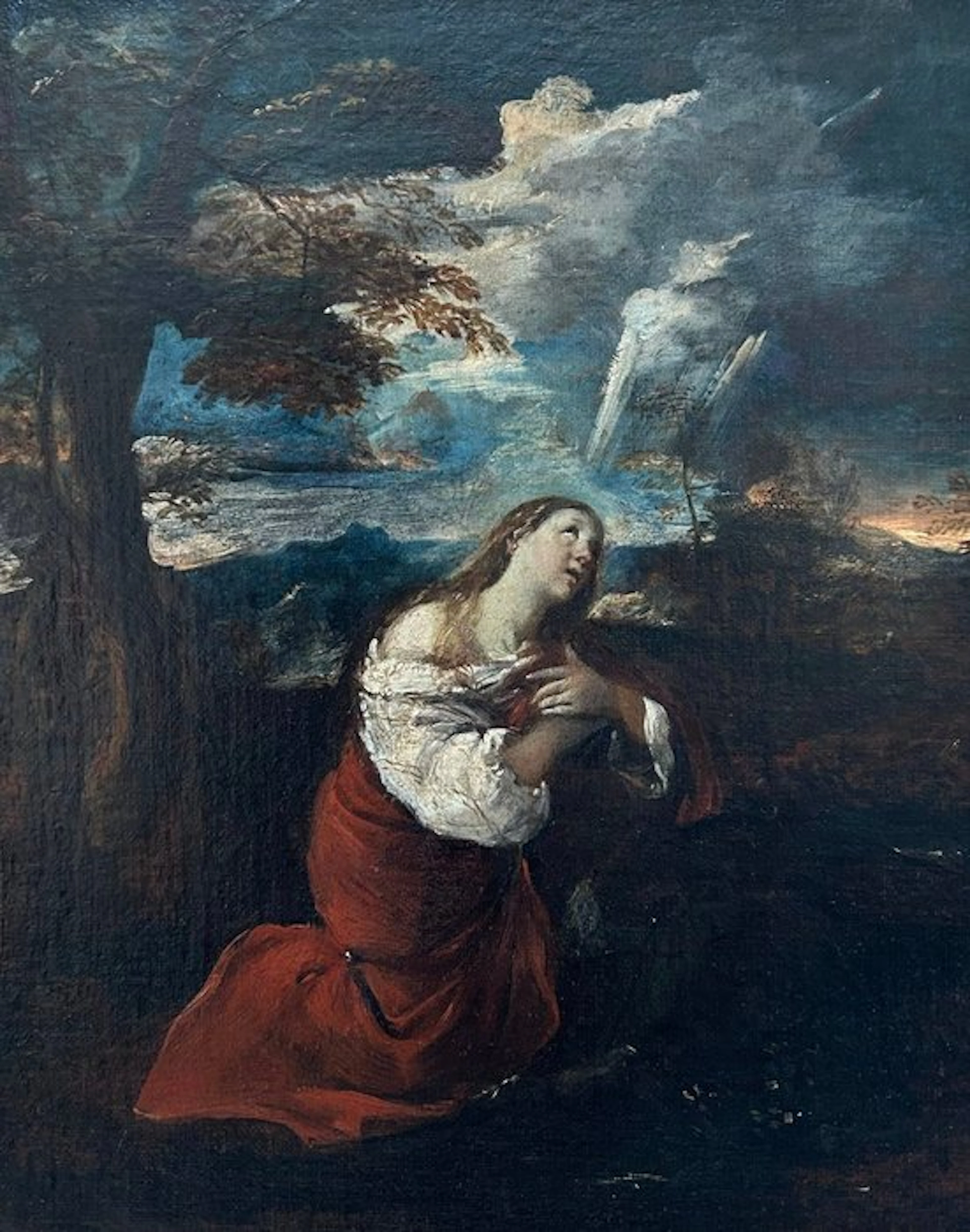 Pier Francesco Mola (1612-1666), Attributed to - Santa Maria Maddalena