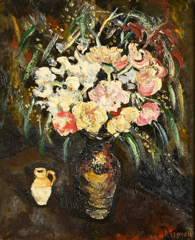 Pierre Dumont (1884-1936) - Bouquet dans un vase