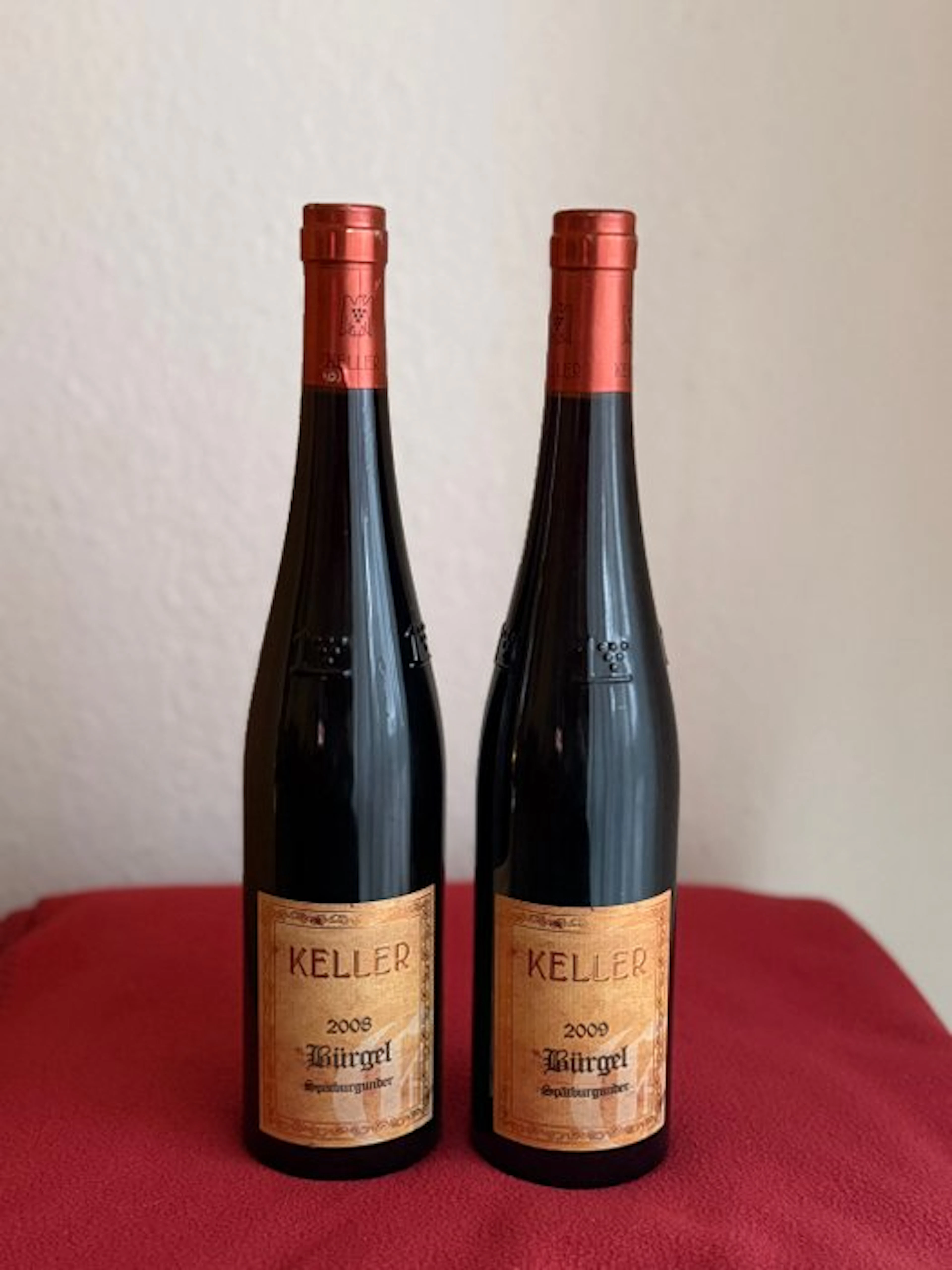 2008 & 2009 Keller Spätburgunder Bürgel - Rheinhessen...