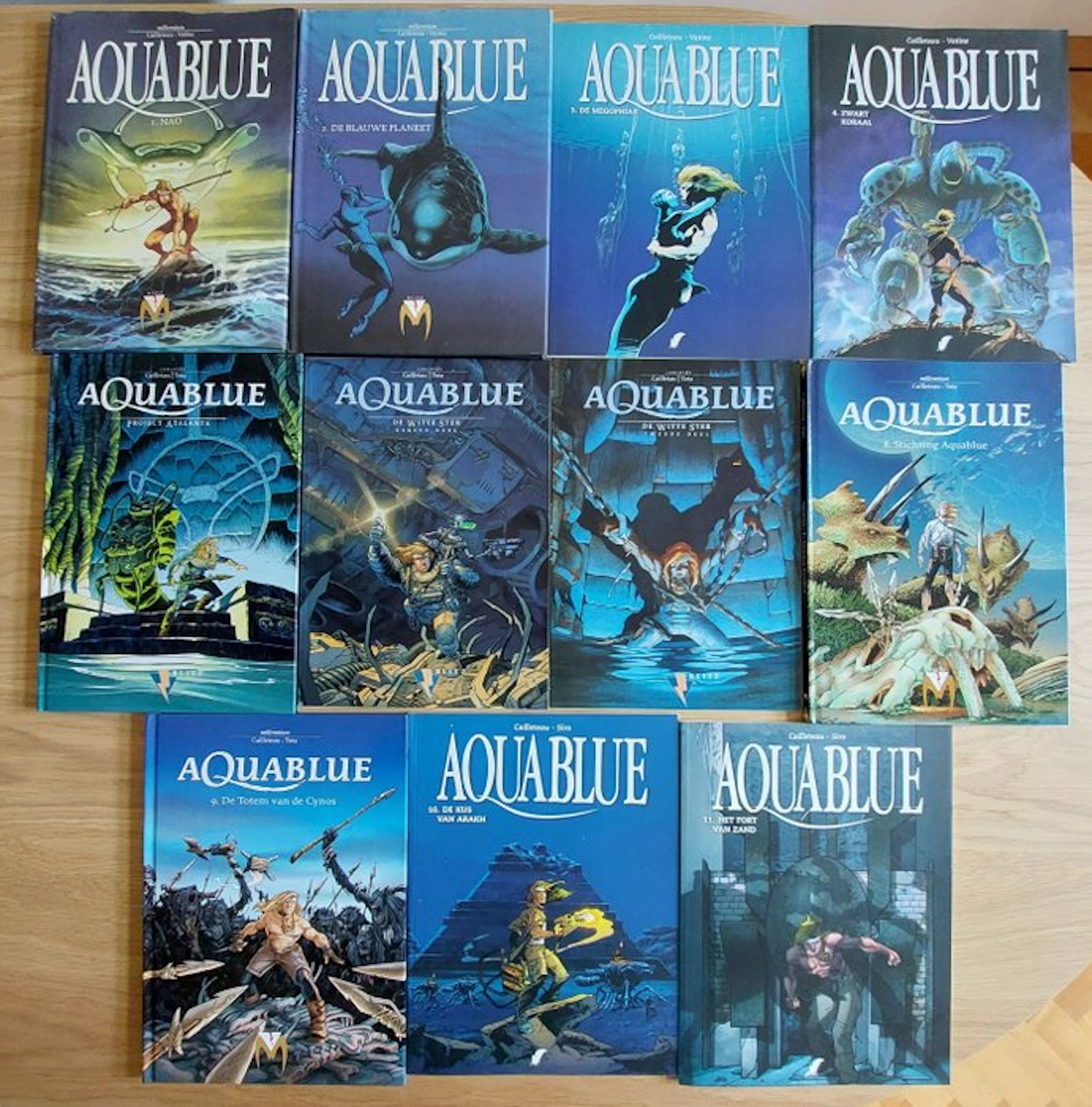 Aquablue 1 t/m 11 - 11 Album - Various editions - 1996/2010