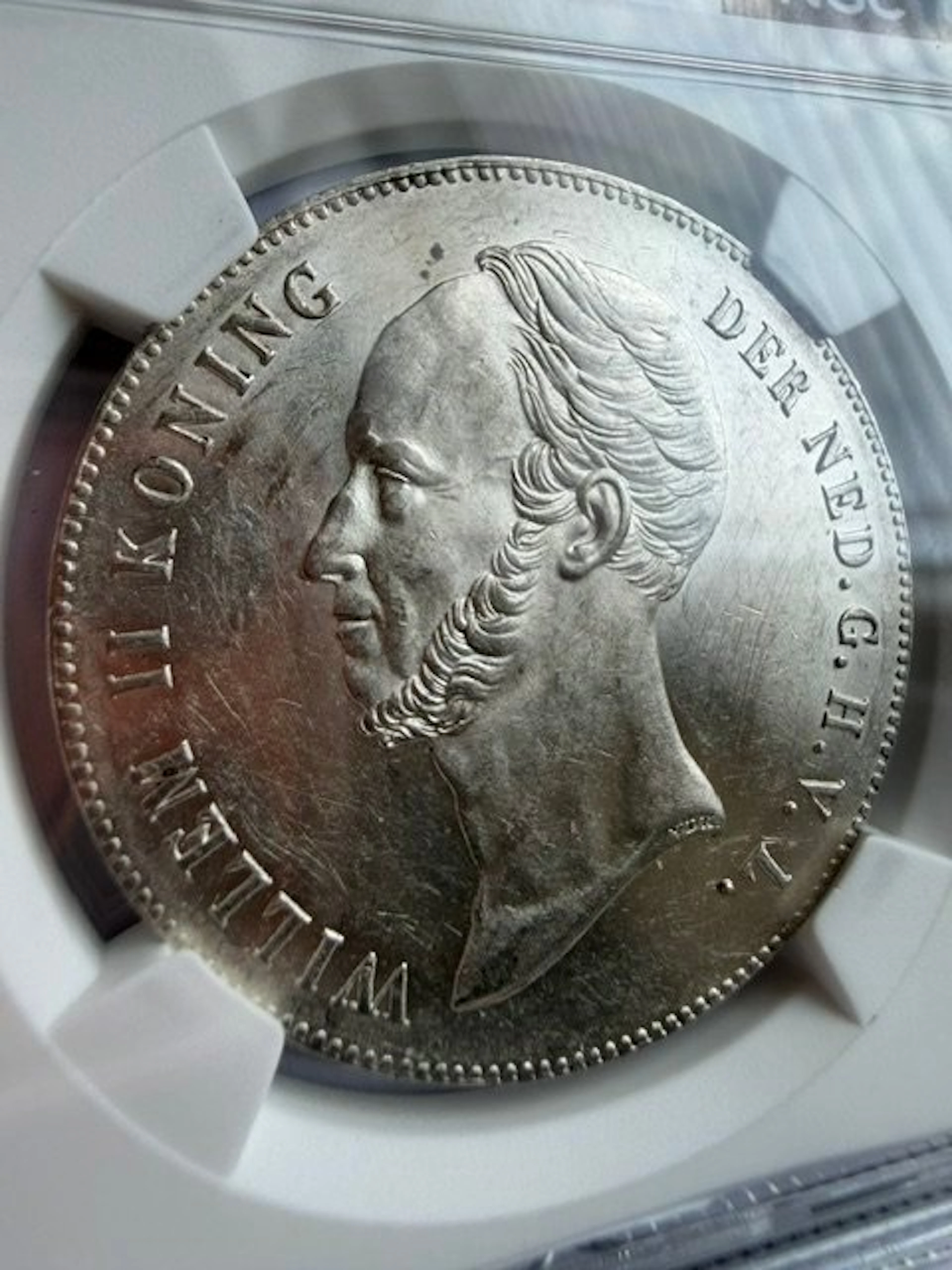 Netherlands. Willem II. 2 1/2 Gulden 1847
